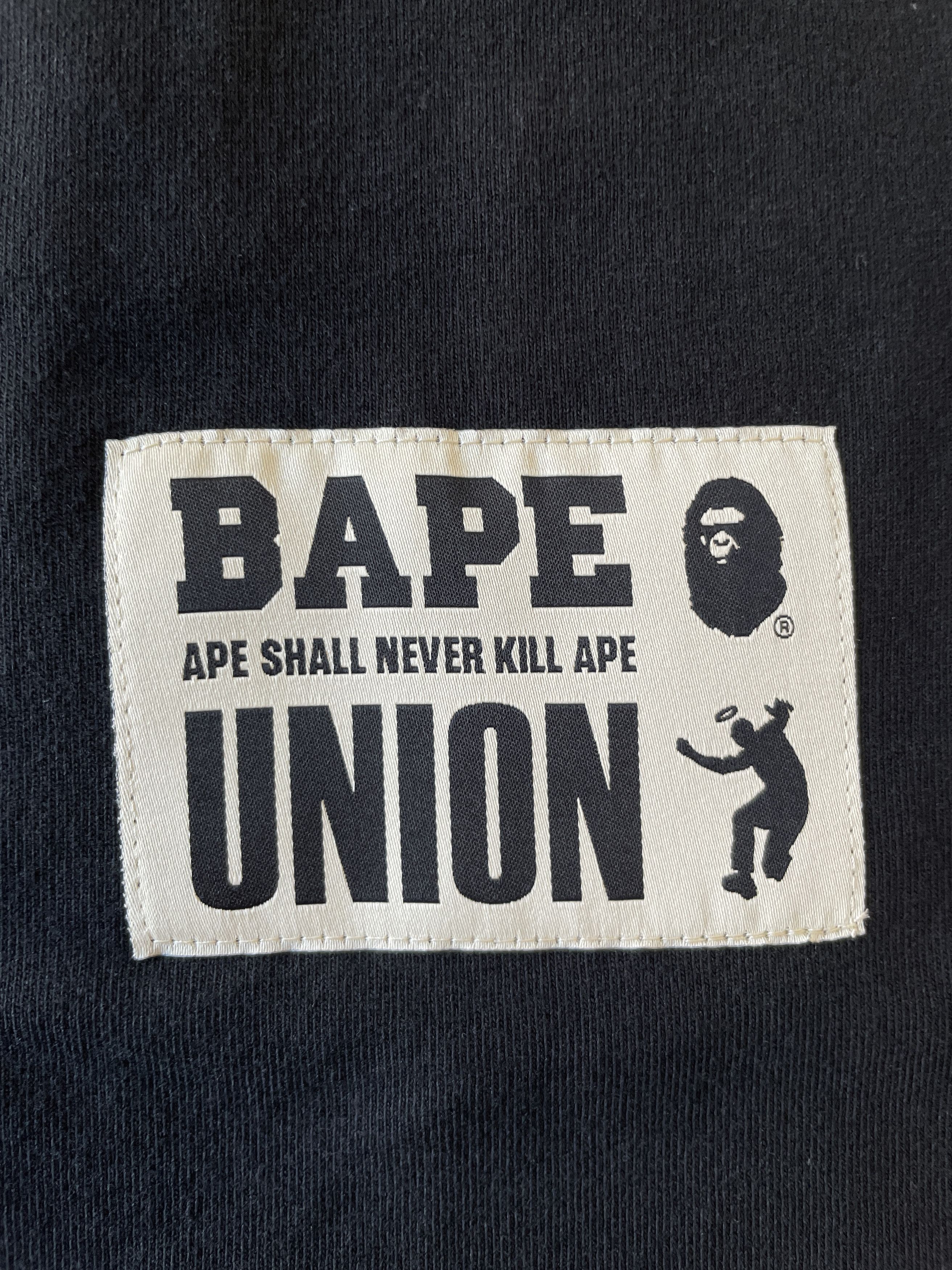 Bape × Union LA BAPE X UNION WASHED STA TEE Size US L / EU 52-54 / 3 - 5 Thumbnail