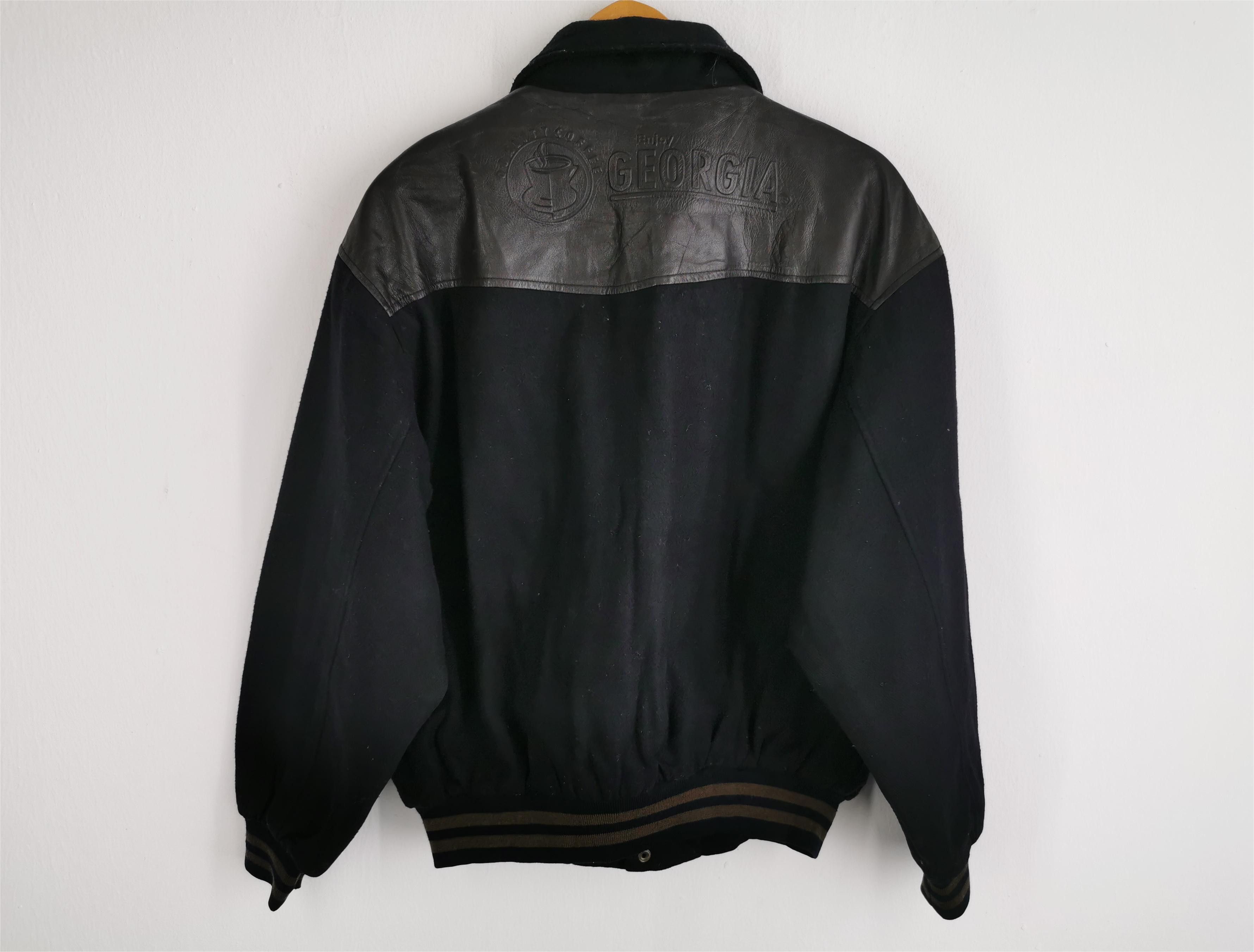 Vintage Vintage 90's Georgia Suntory Coffee Stadium Quilted Wool Size US XL / EU 56 / 4 - 3 Thumbnail