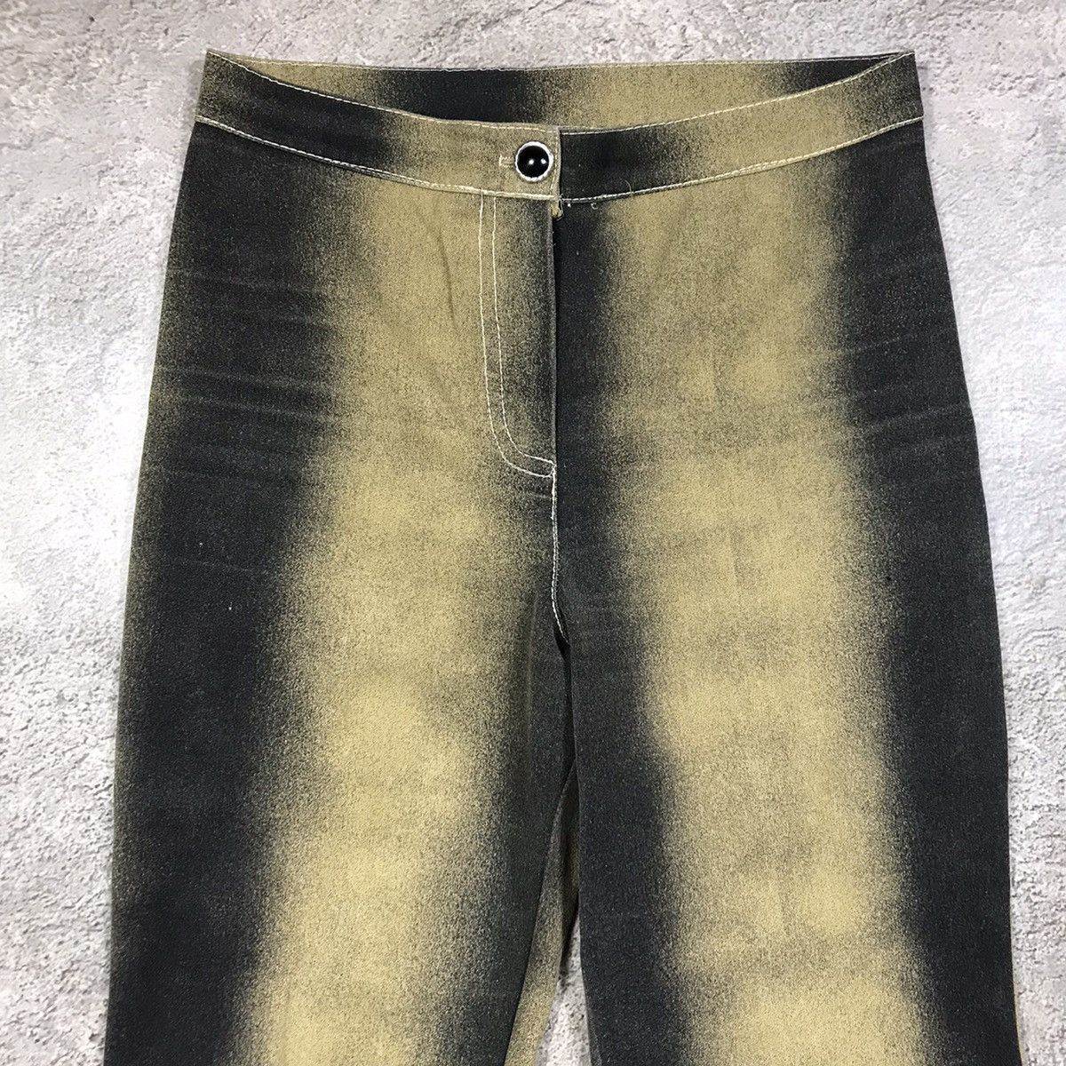 Vintage Y2K Baggy Wide Leg Flared Pants Techwear Archive Logo 27 Size 27" / US 4 / IT 40 - 2 Thumbnail