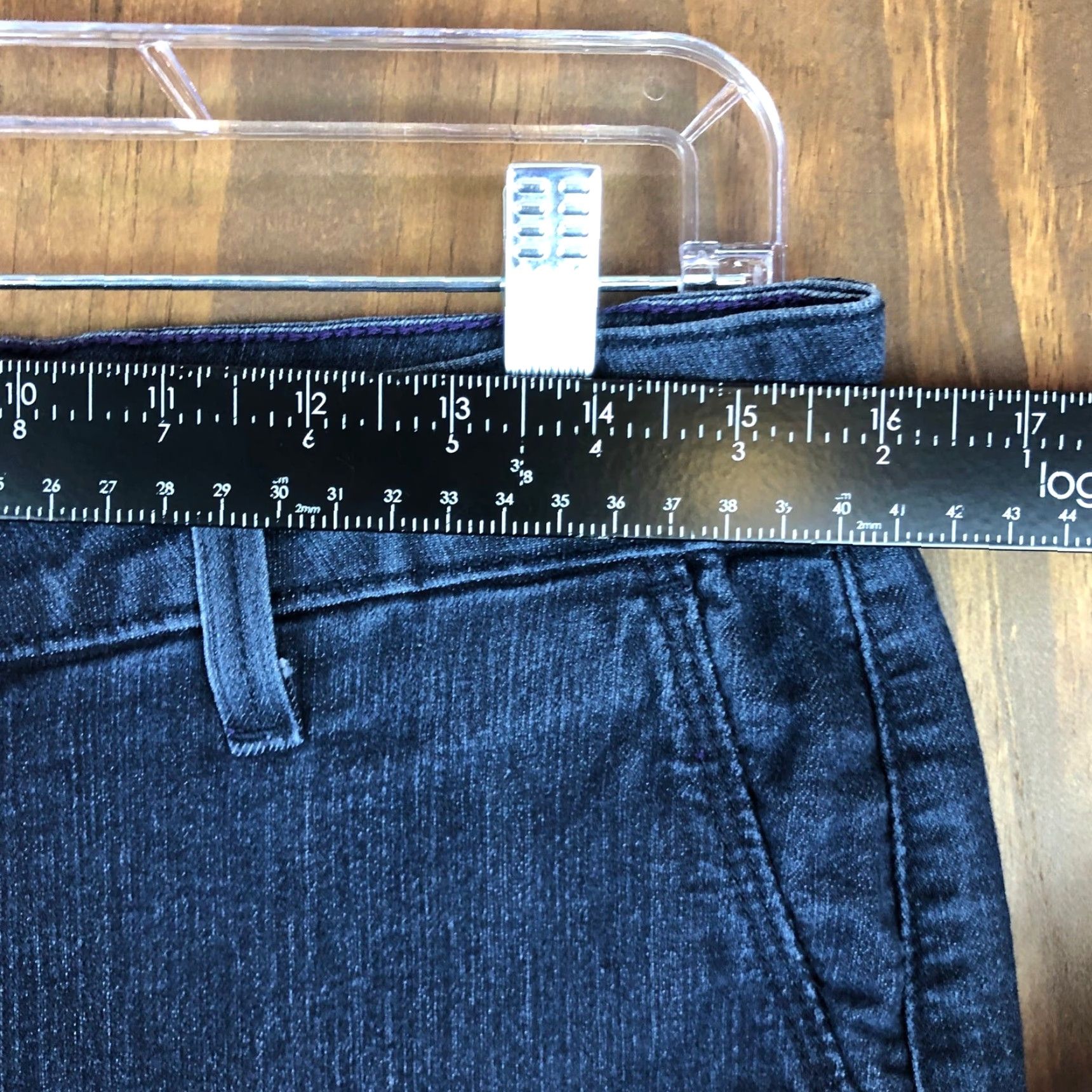 NYDJ NYDJ Jeans Blue Dark Wash Mid Rise Lift Tuck Ankle Slits Stretch 12 Womens Size 24" / US 00 / IT 34 - 6 Thumbnail