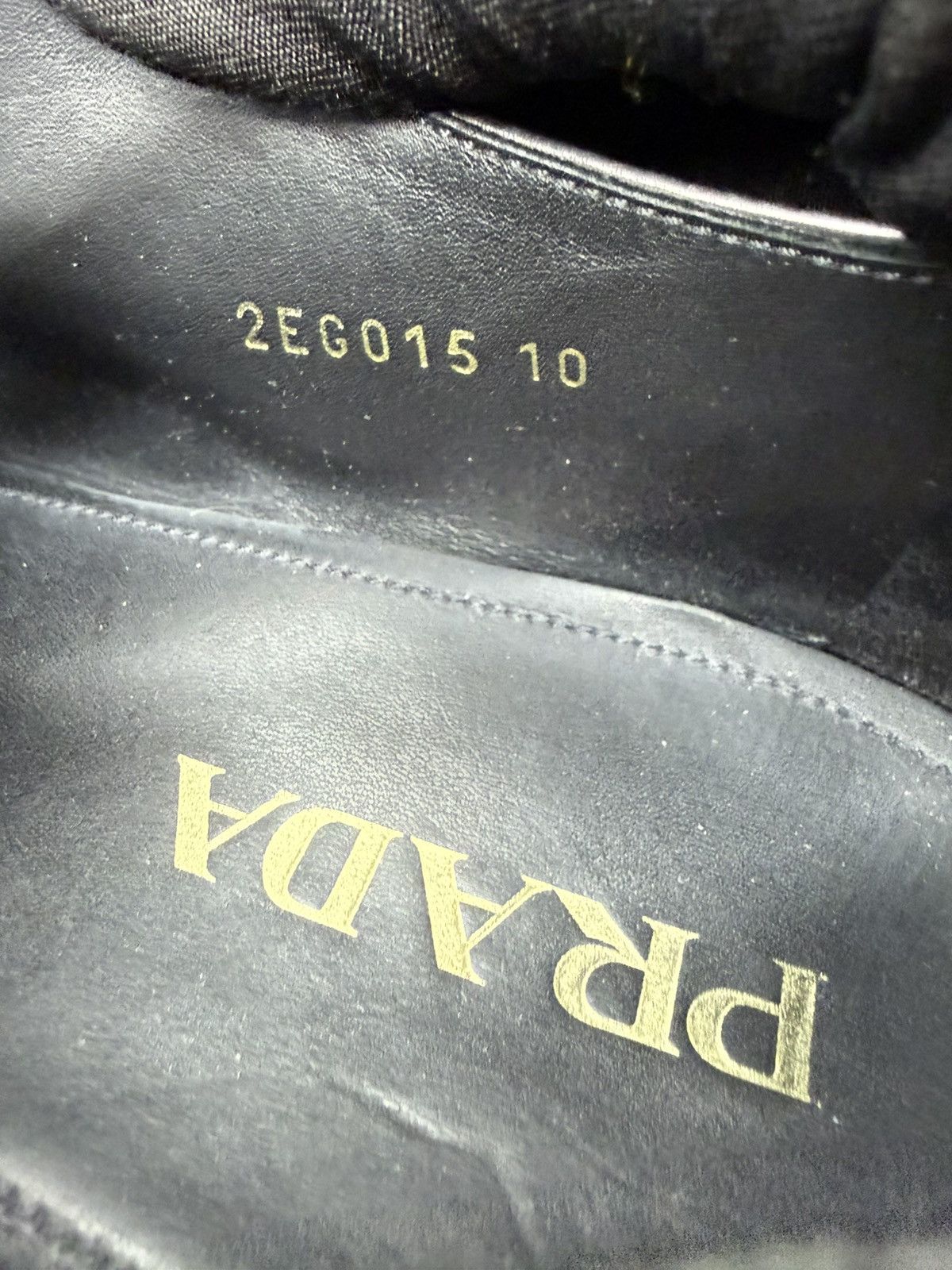 Prada PRADA Metallic Leather Platform Wingtip Brogue Oxford-US 11 Size US 11 / EU 44 - 15 Thumbnail