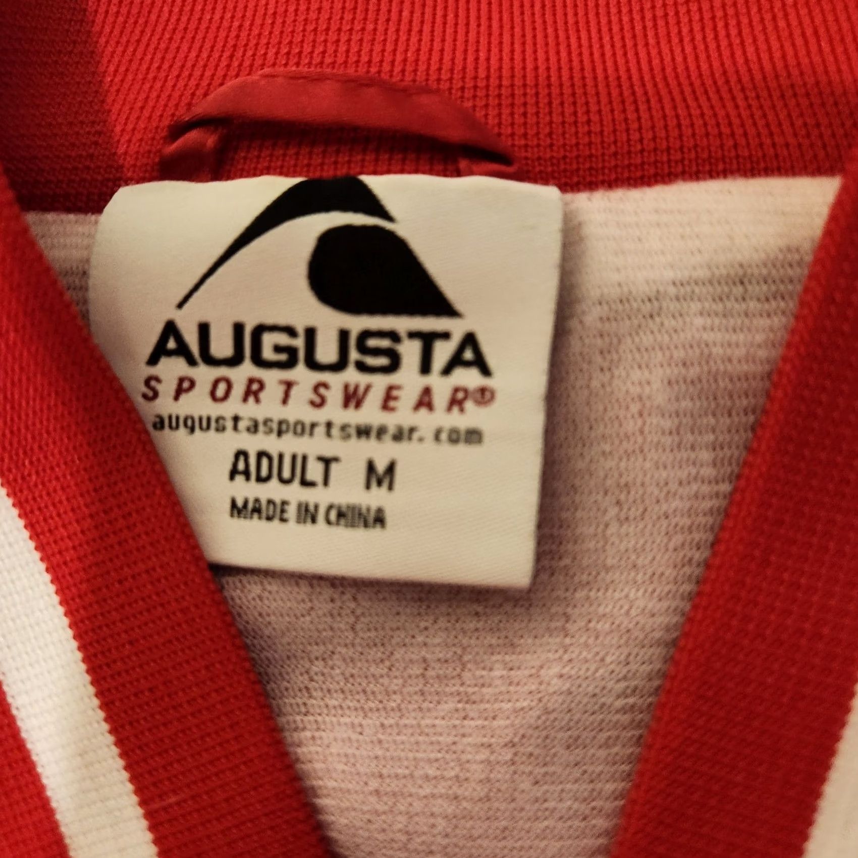 Augusta Sportswear Augusta Sportswear Jacket Mens Medium Red Satin Baseball Bomber Varsity Nylon Adult Size US M / EU 48-50 / 2 - 3 Thumbnail