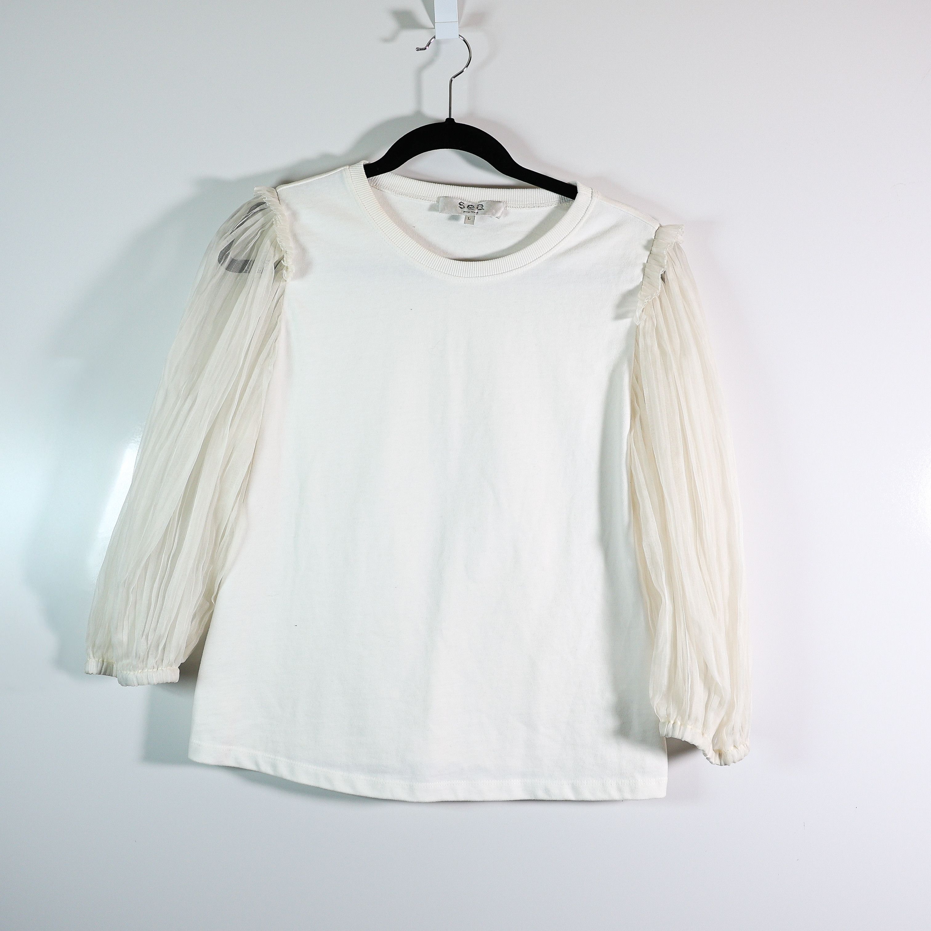 Sea New York Sea New York Olive Cotton Silk Semi Sheer Size L / US 10 / IT 46 - 1 Thumbnail