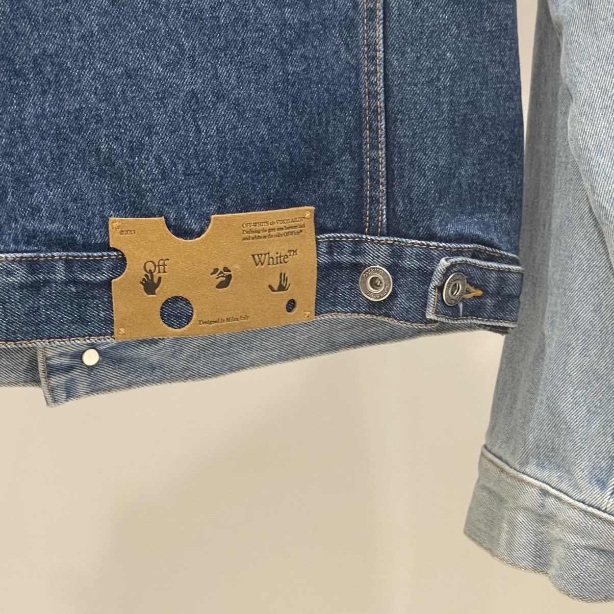 Off-White × Virgil Abloh Off-White Twist Denim Jacket Size US S / EU 44-46 / 1 - 5 Thumbnail