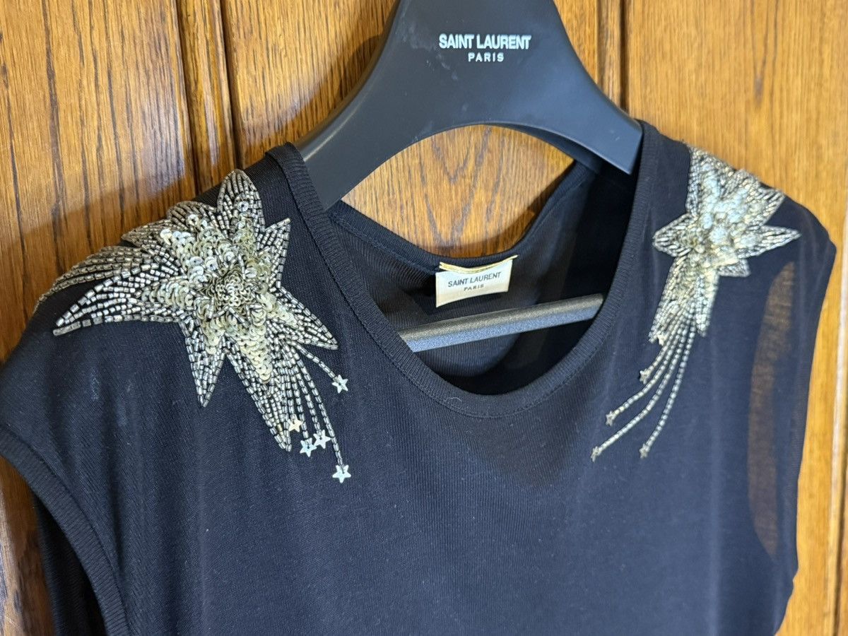 Saint Laurent Paris SS15 Saint Laurent Hedi Slimane starburst silk tank shirt M Size US M / EU 48-50 / 2 - 10 Thumbnail