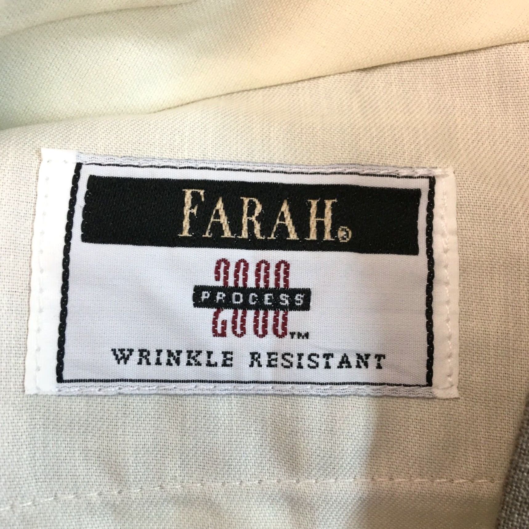 Farah Farah Mens Pants Gray Dress Flat Front Straight Leg Regular Fit Size 34 X34 Size US 34 / EU 50 - 6 Thumbnail
