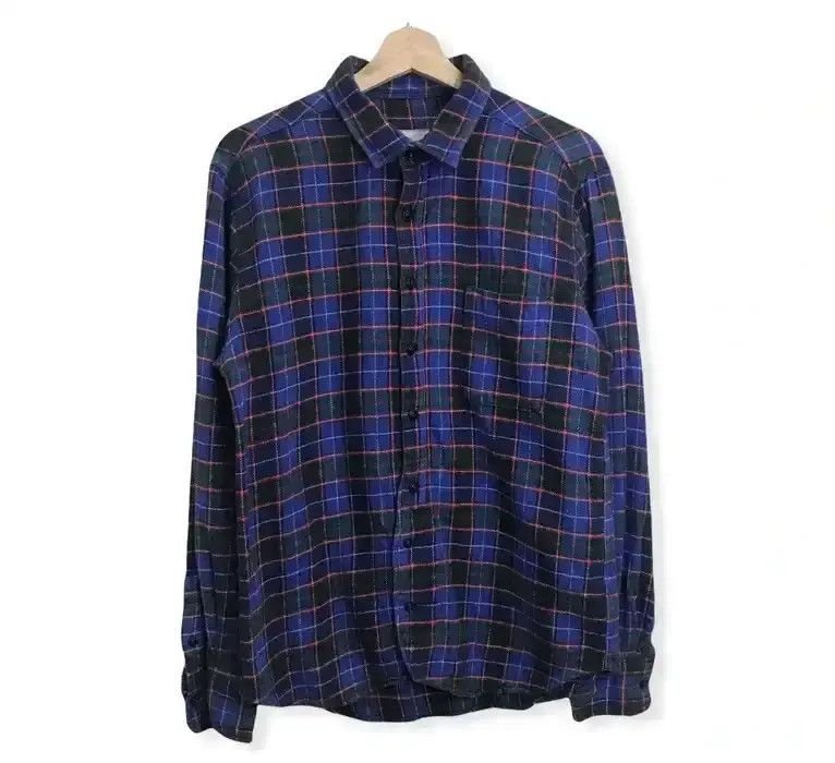 image of Sunny Clouds Plaid Tartan Flannel Shirt, Men's (Size Medium)