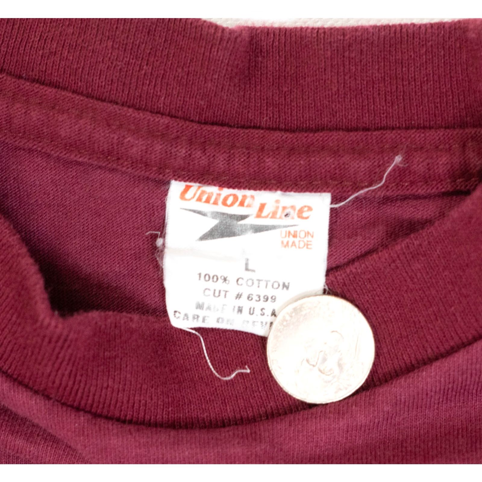 Vintage VINTAGE Union T-Shirt National Interfaith Committee Union Made Mens Size L Red Cotton 90s 80s USA Logo Short Sleeve Crew Neck 21x29x9"} Size US L / EU 52-54 / 3 - 4 Thumbnail