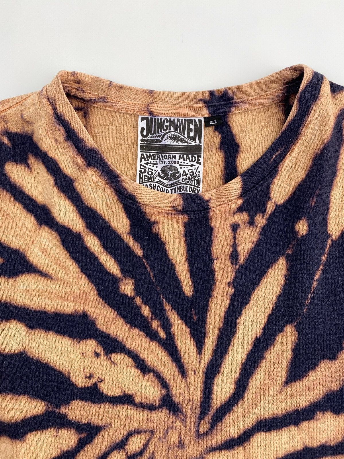 Jungmaven Jungmaven USA Bleach Tie Dye Hemp Cotton Tee Size US S / EU 44-46 / 1 - 2 Thumbnail