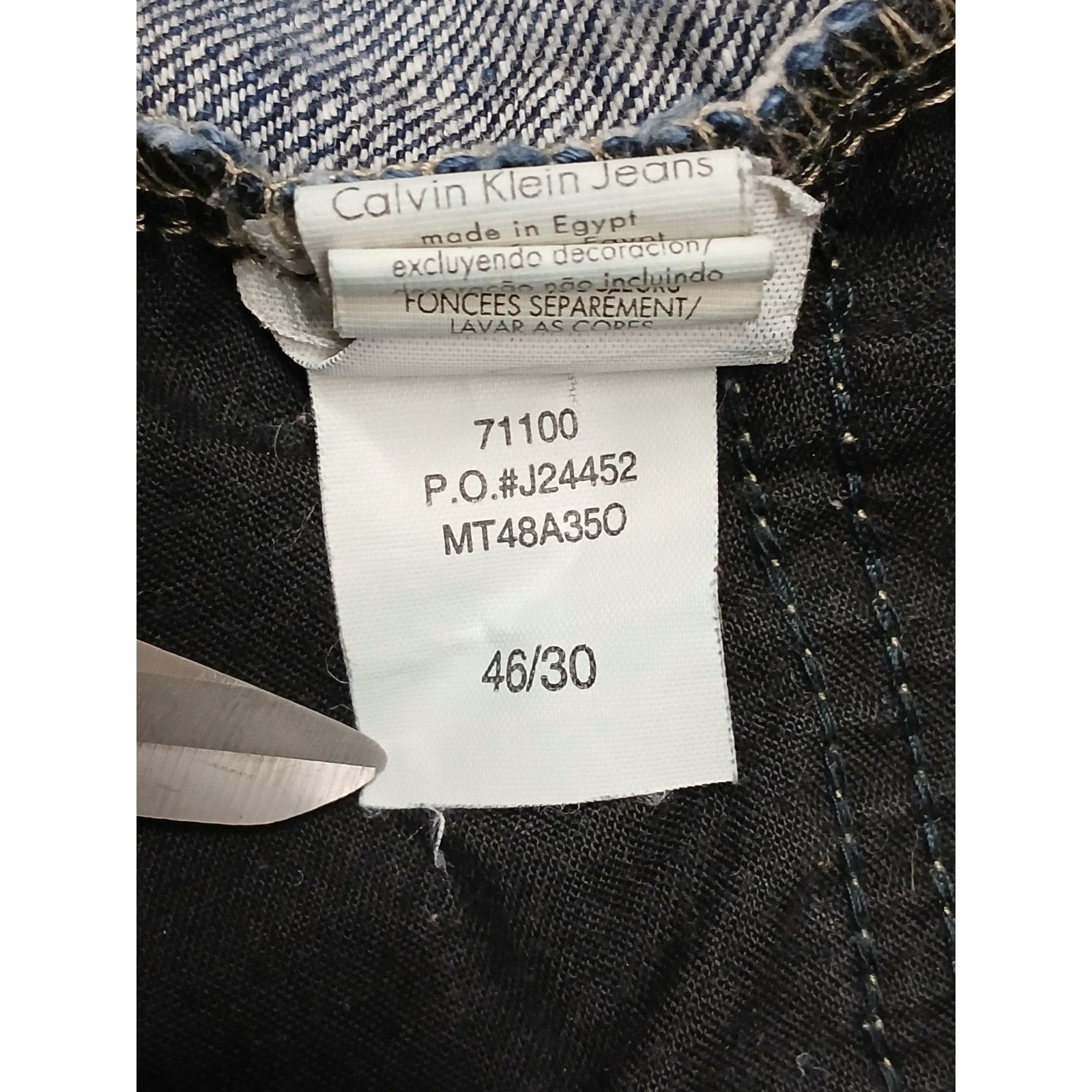 Calvin Klein Calvin Kline (46) Women's Loose Fit Blue Denim Jeans Size 32" / US 10 / IT 46 - 12 Thumbnail