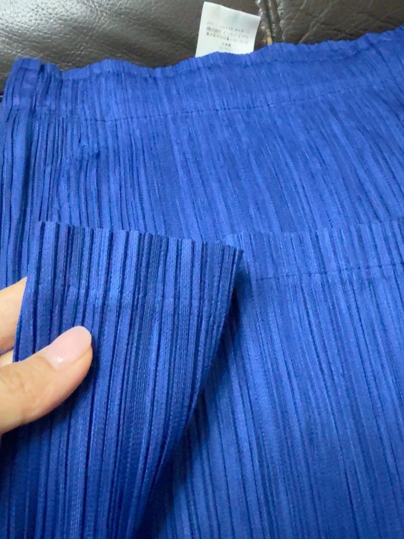 Issey Miyake issey miyake size:1 Blue pleated skirt Size 42" / US 20 - 6 Thumbnail