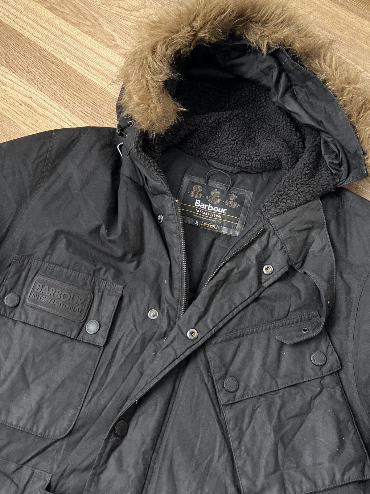 Barbour Barbour International Hailwood Down Jacket Wax England XL Size US XL / EU 56 / 4 - 5 Thumbnail