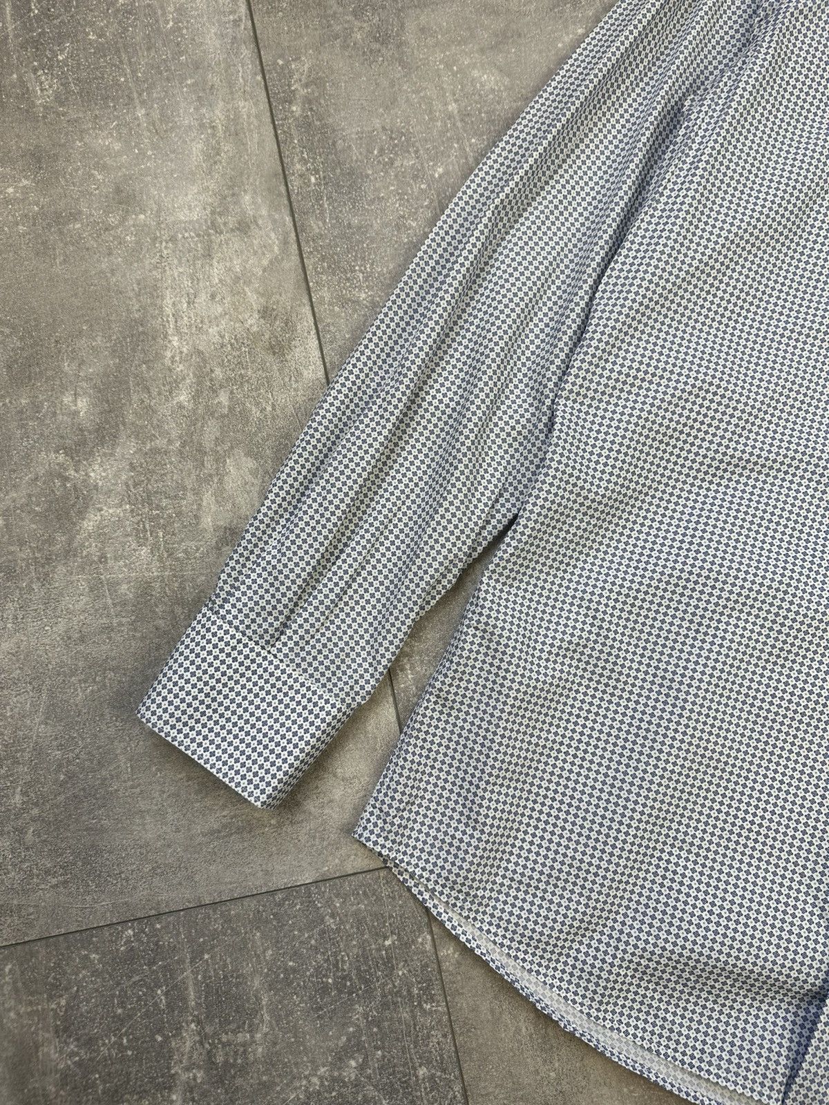 Dolce & Gabbana Dolce & Gabbana Gold White/Blue Shirts Button Up Size US L / EU 52-54 / 3 - 2 Thumbnail