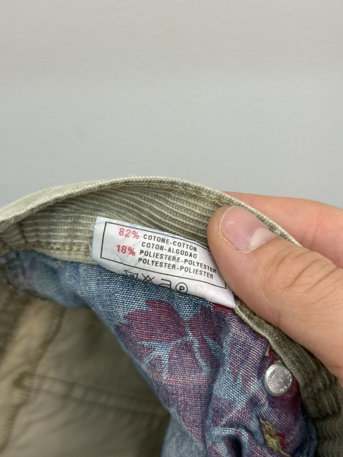 Miss Sixty Miss Sixty Flare Patchwork Corduroy Jeans Pants Size 27" / US 4 / IT 40 - 8 Thumbnail