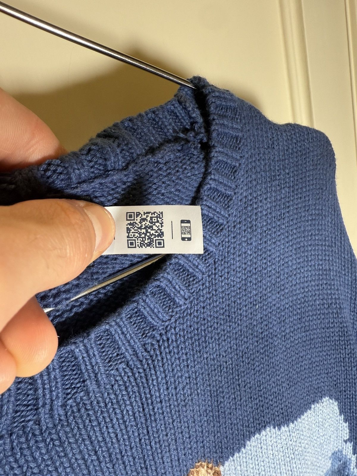 Polo Ralph Lauren POLO RALPH LAUREN KNIT BEAR SWEATER RL 67 SURF Size US M / EU 48-50 / 2 - 6 Thumbnail