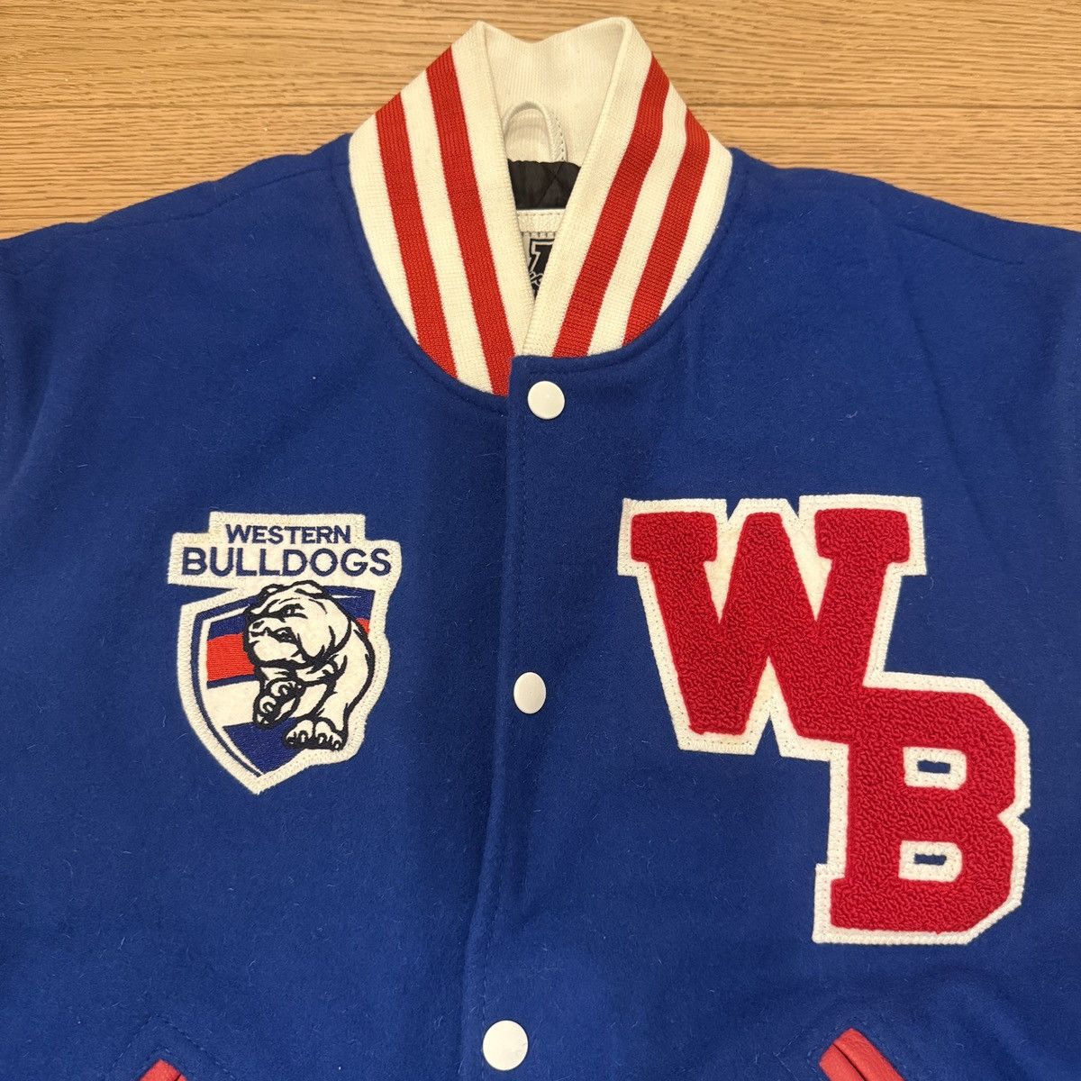 Vintage Western Bulldogs Varsity Jacket Size US S / EU 44-46 / 1 - 3 Thumbnail