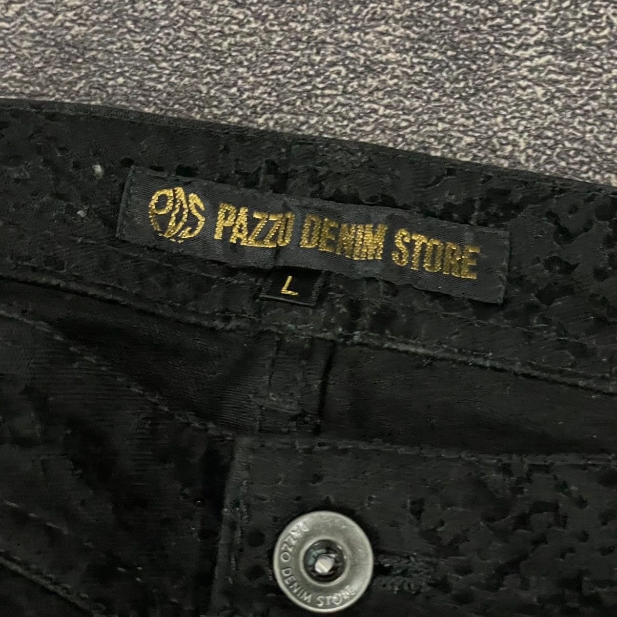 If Six Was Nine × Le Grande Bleu (L.G.B.) × Tornado Mart 90's Pazzo Denim Store Flared Jeans Size US 34 / EU 50 - 8 Thumbnail