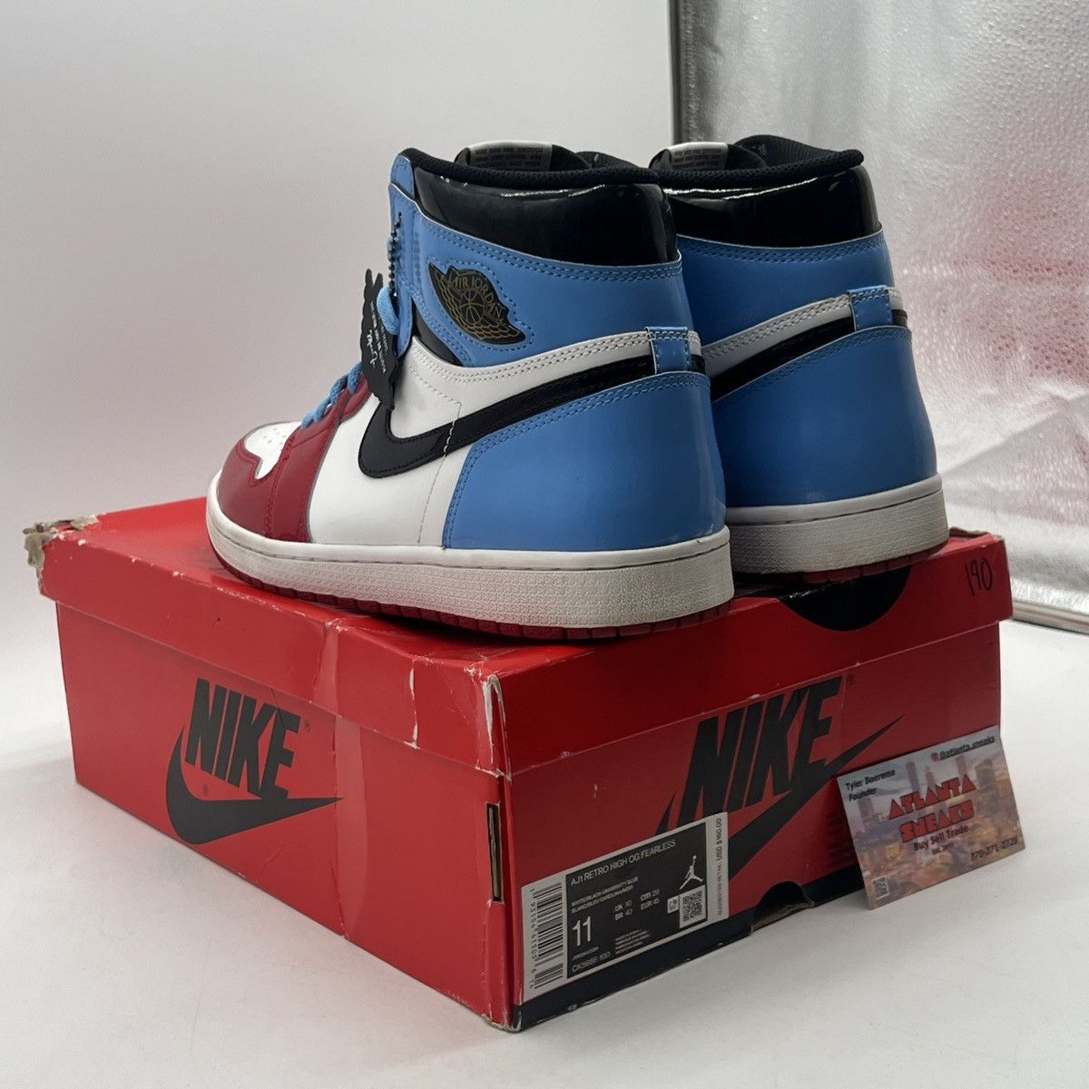 Nike Air Jordan 1 high fearless Size US 11 / EU 44 - 4 Thumbnail