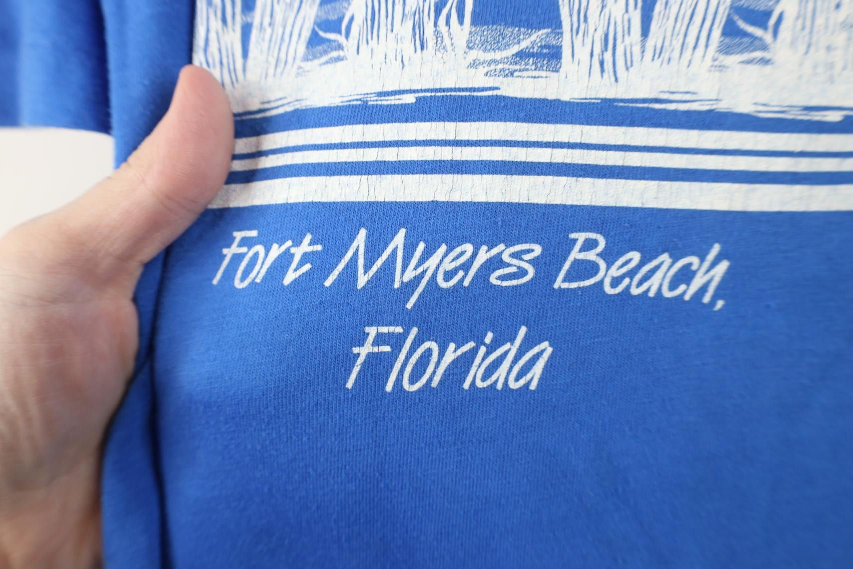 Vintage Vintage 80s Streetwear Beach Florida Pelicans T-Shirt USA Size US L / EU 52-54 / 3 - 5 Thumbnail