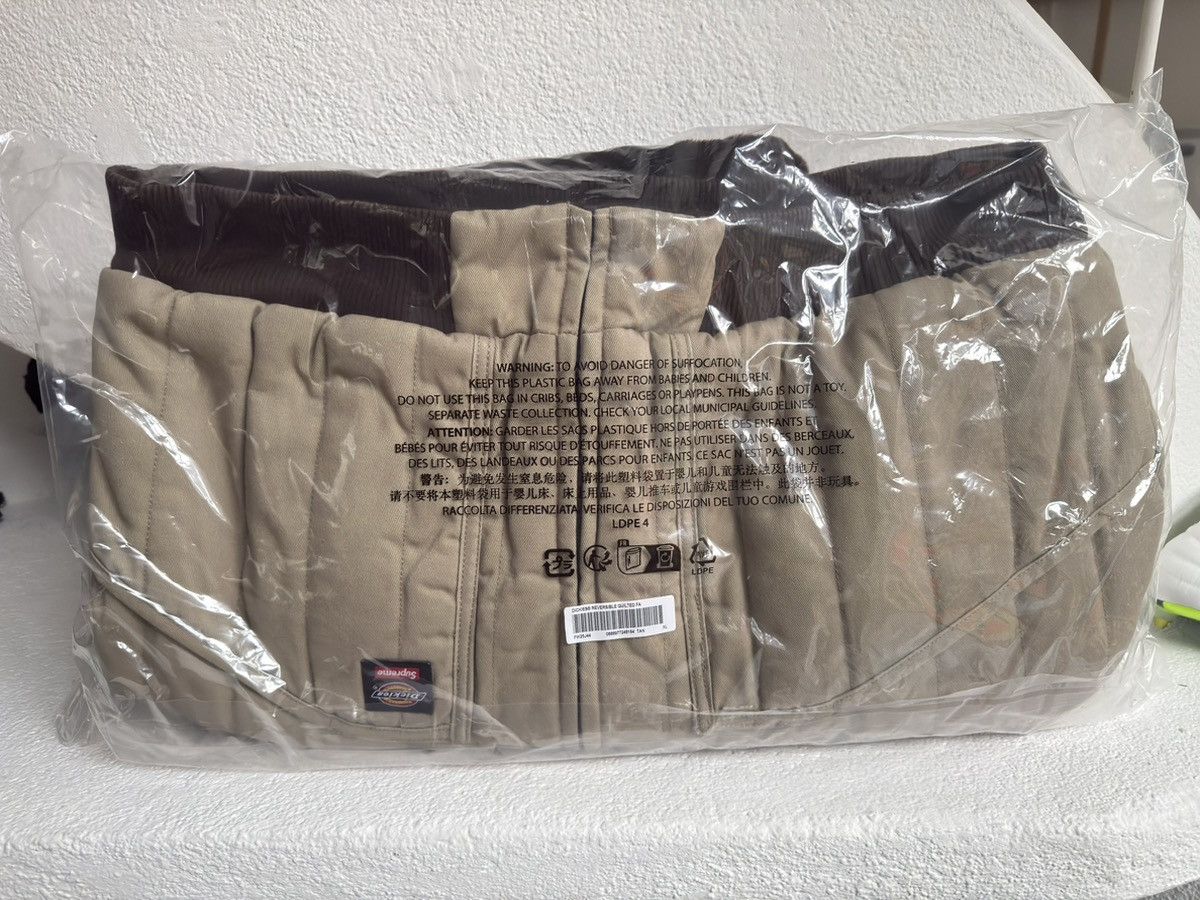 Dickies × Supreme Supreme Dickies Reversible Quilted Faux Fur Work Jacket Size US XL / EU 56 / 4 - 3 Thumbnail