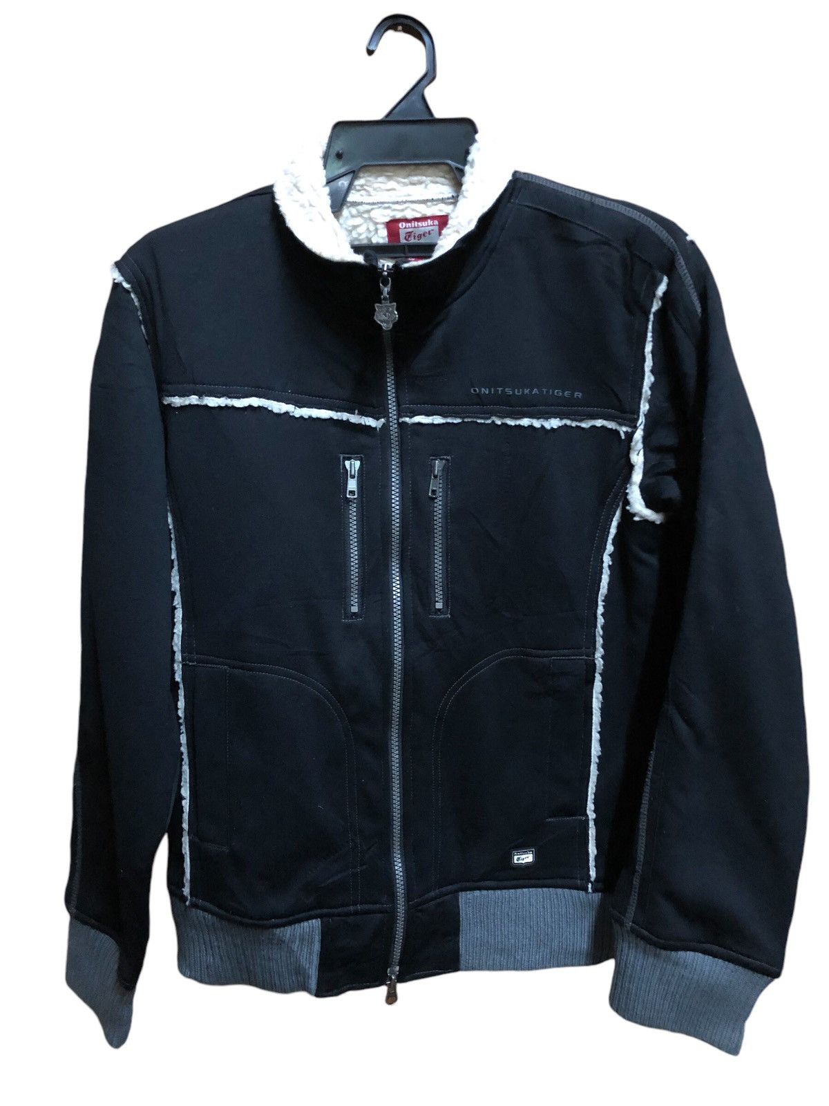 Onitsuka Tiger Onitsuka Tiger Fleece Sherpa Lining Warm Winter Jacket Size US S / EU 44-46 / 1 - 1 Thumbnail