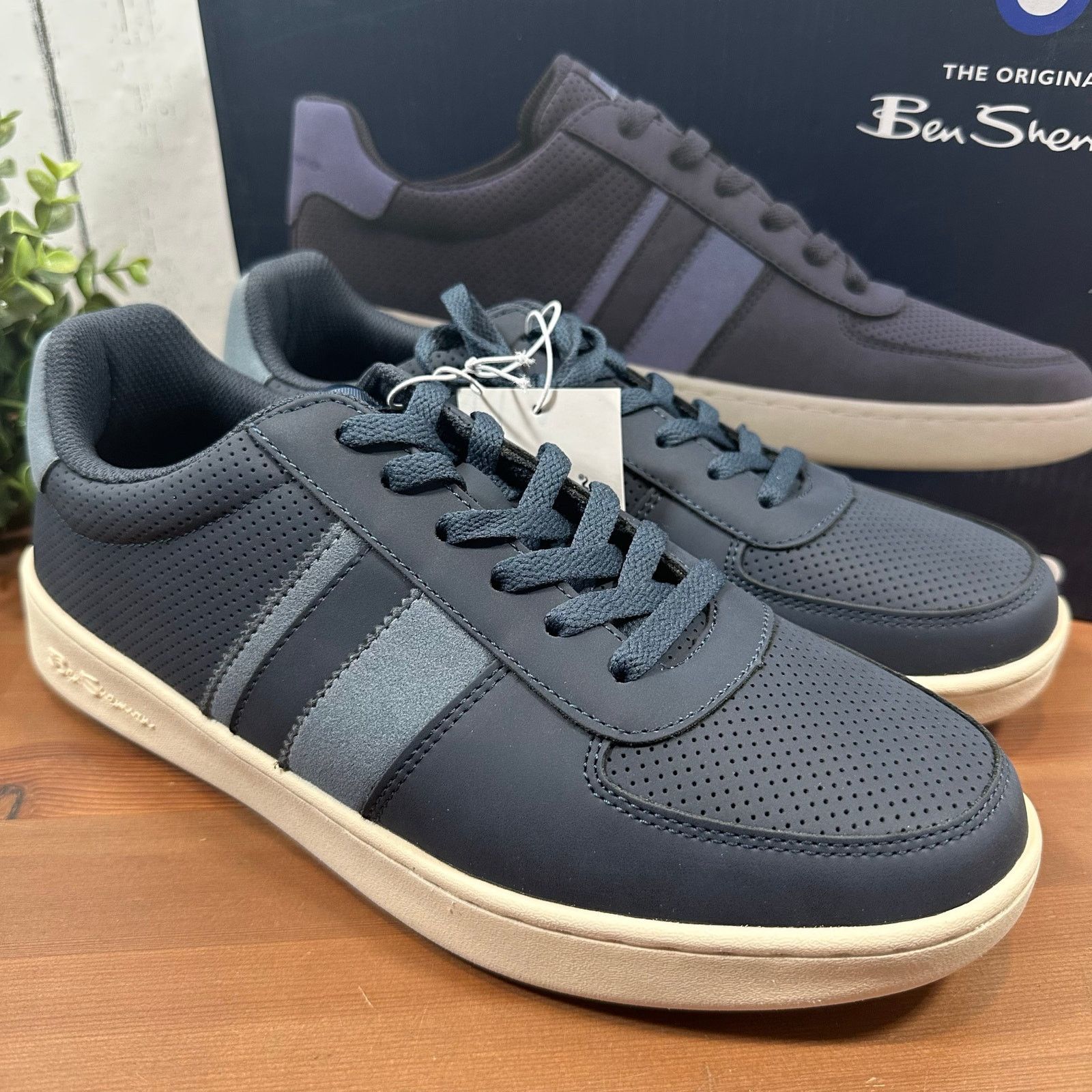 Ben Sherman Ben Sherman Men's Webber Navy Sneakers Size 10 Size US 10 / EU 43 - 3 Thumbnail