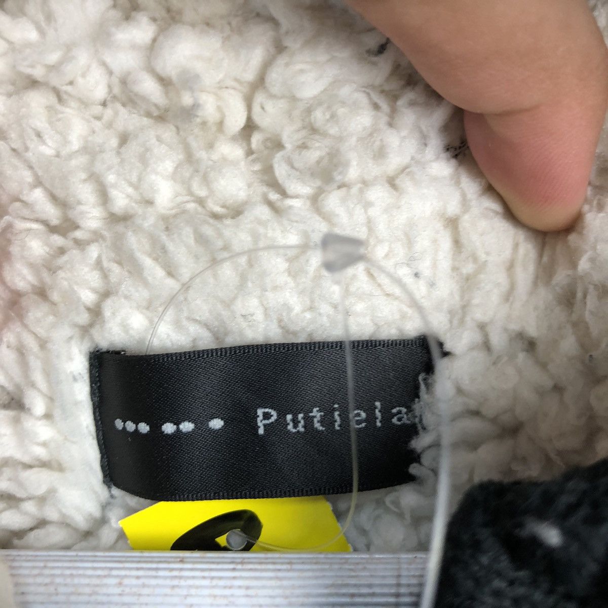 Homespun Knitwear × Japanese Brand Putietal art Black Hoodie Knitwear #A1260 Size US L / EU 52-54 / 3 - 10 Thumbnail