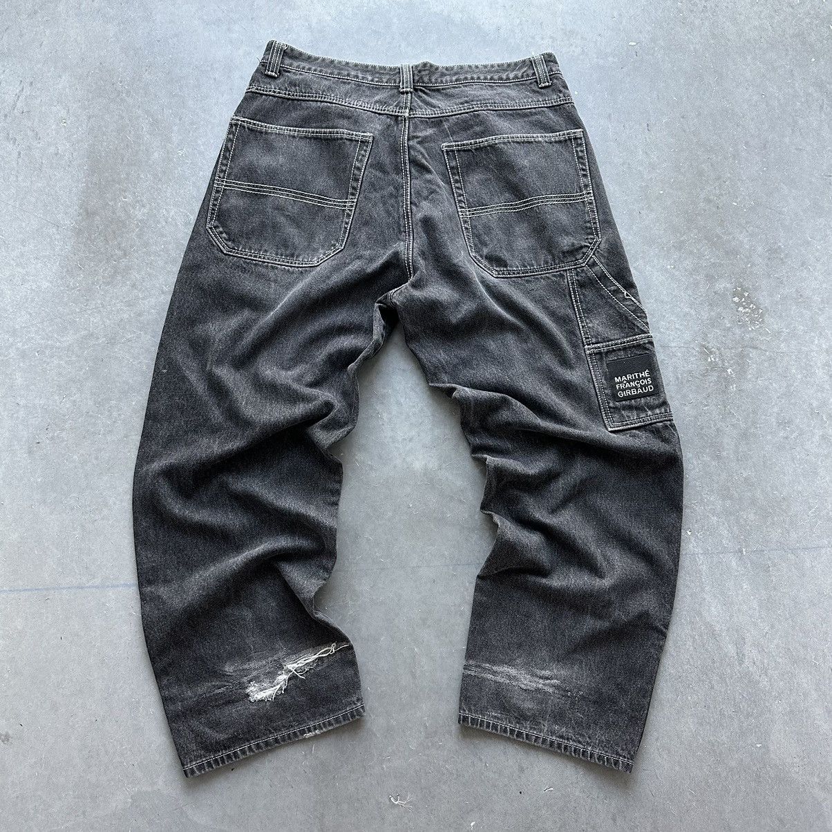Crazy Vintage Y2K Girbaud Baggy Jeans Wide Leg Skater JNCO