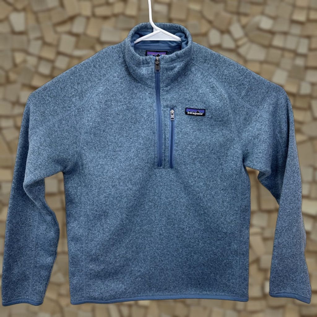 Patagonia Patagonia Better Sweater Mens Small Quarter Zip Blue Knit Outdoor Hiking 25523 Size US S / EU 44-46 / 1 - 1 Thumbnail