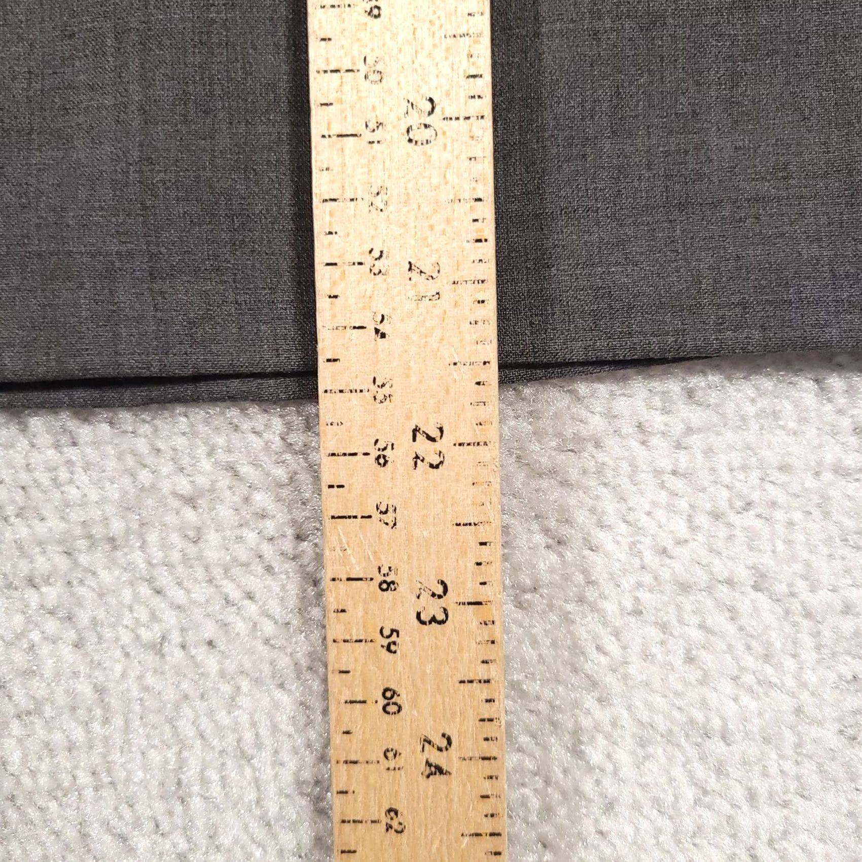 Vintage Bitten By Sarah Jessica Parker Pencil Skirt Women's 2 Gray Wool Blend Zip Size 26" / US 2 / IT 38 - 7 Thumbnail