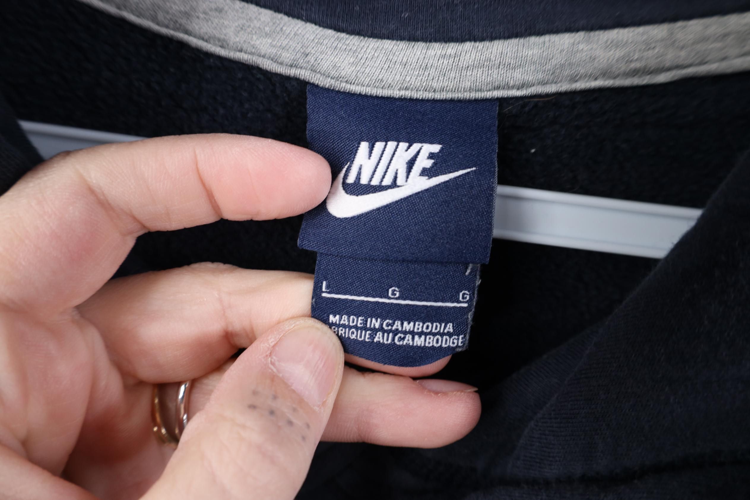 Nike Vintage Y2K Nike Spell Out Block Letter Hoodie Sweatshirt Size US L / EU 52-54 / 3 - 10 Thumbnail