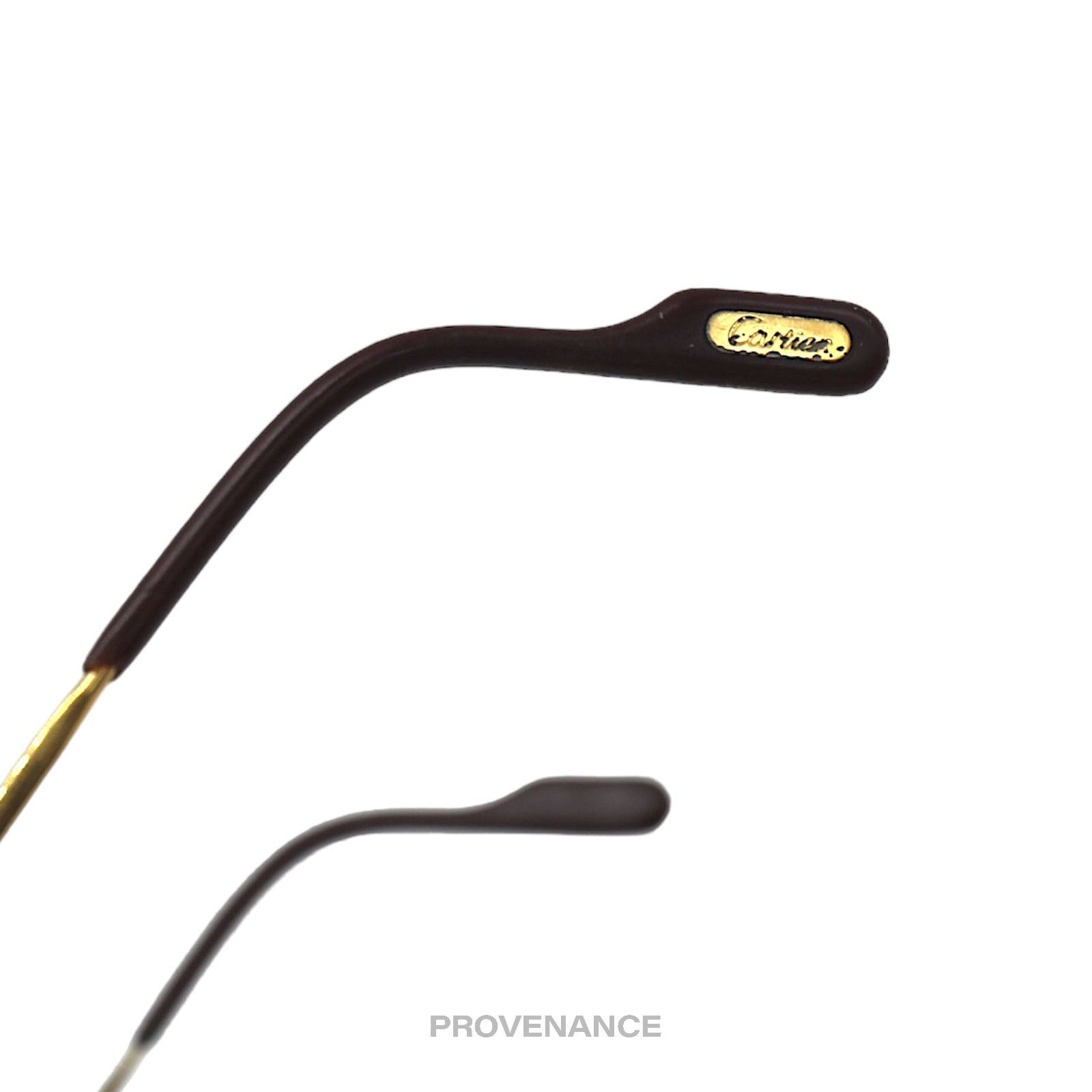 Cartier 🔴 Cartier Panthere MM Sunglasses - Gold Brown 56 Size ONE SIZE - 13 Thumbnail