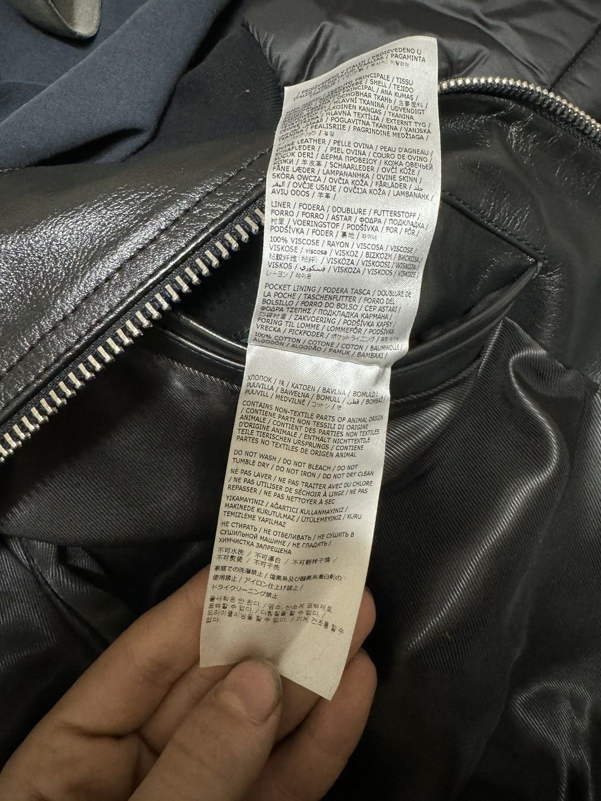 Maison Margiela Maison Margiela 5 Zip Leather Jacket Size US M / EU 48-50 / 2 - 8 Thumbnail