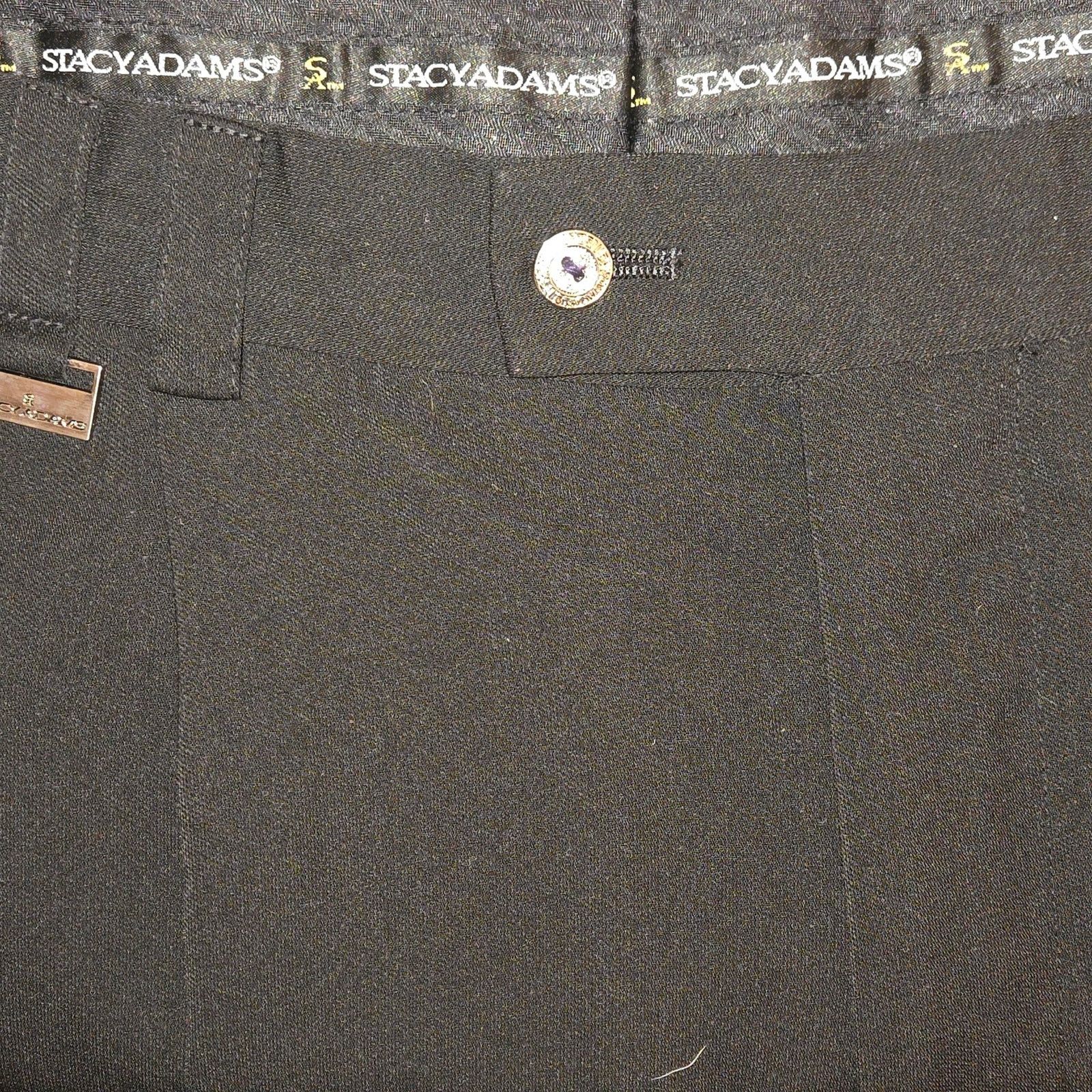 Stacy Adams Stacy Adams Men's Black Dress Pants - Size 38 Regular Size US 38 / EU 54 - 4 Thumbnail