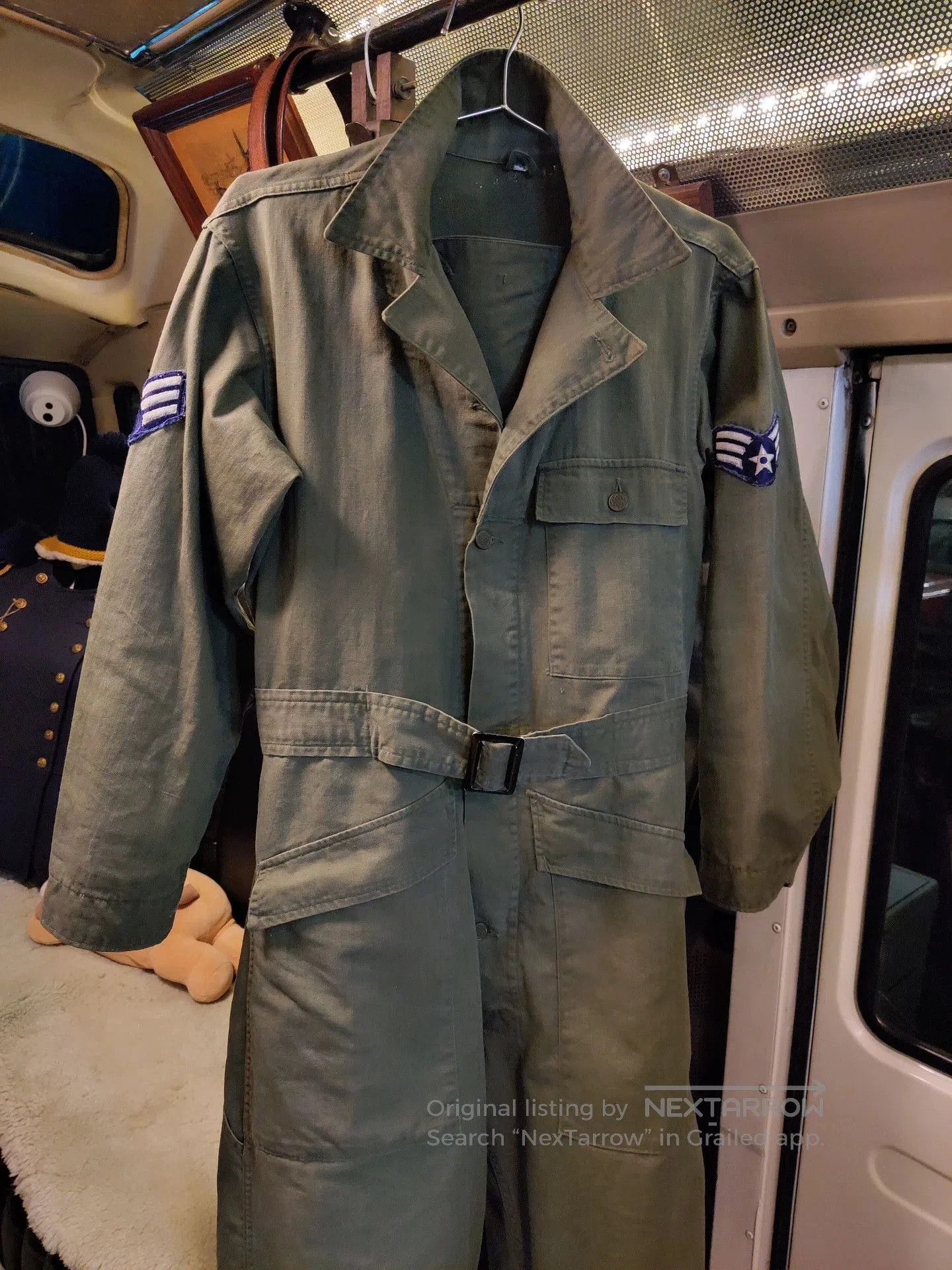 Vintage Vintage US Air Force Herringbone Coverall. Size US 34 / EU 50 - 2 Thumbnail