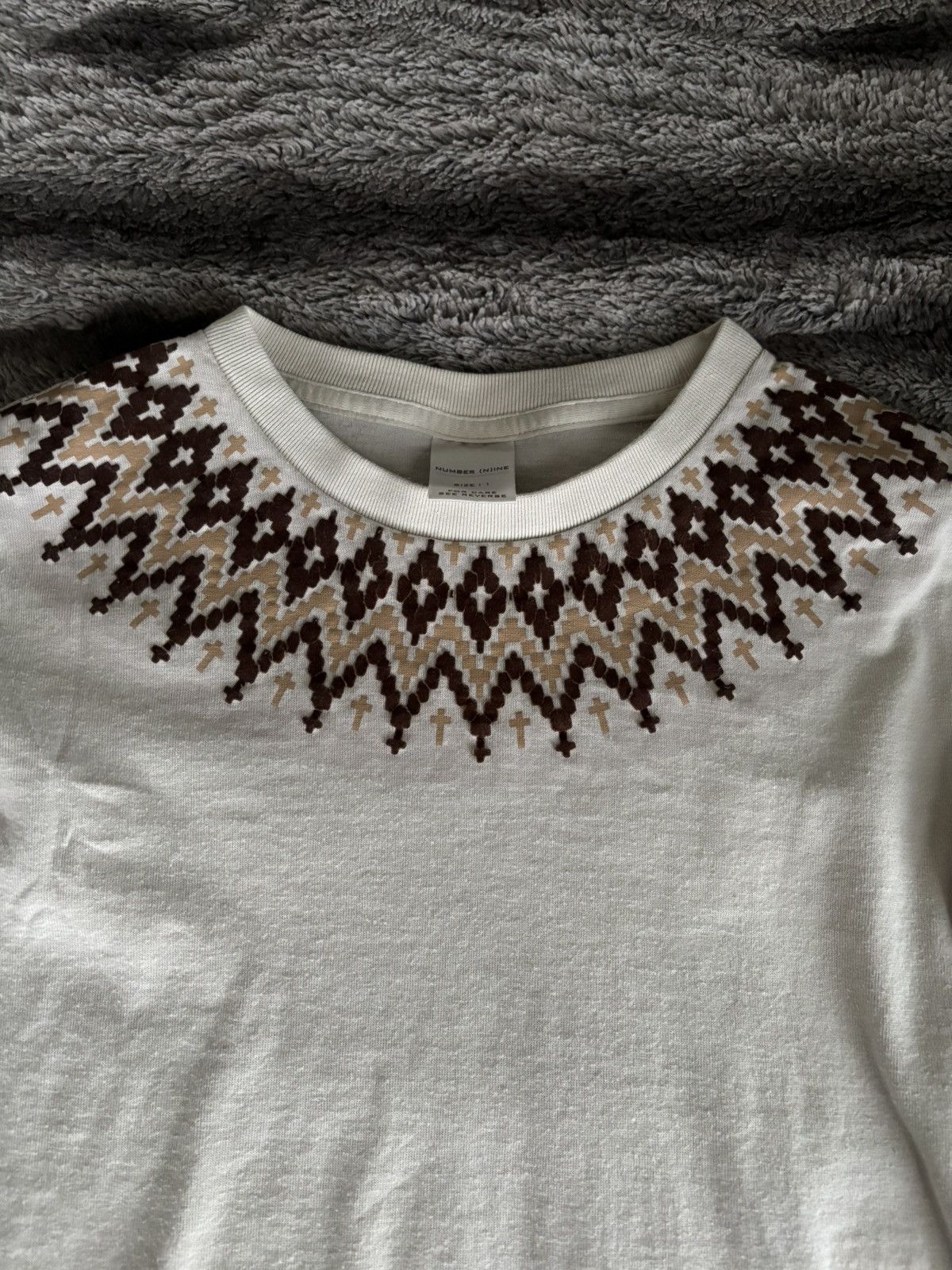 Number (N)ine aw02 “nowhere man” tribal longsleeve Size US S / EU 44-46 / 1 - 5 Thumbnail