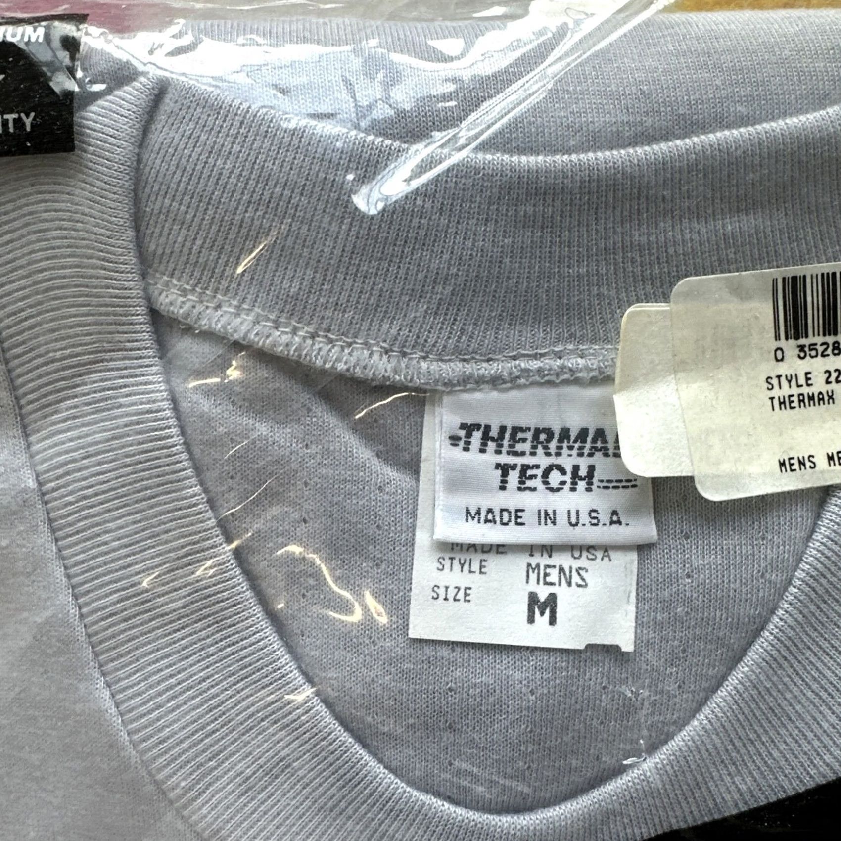 Vintage VINTAGE Thermal Tech Long Sleeve Shirt Mens Medium Thermax Blue NWT Size US M / EU 48-50 / 2 - 3 Thumbnail