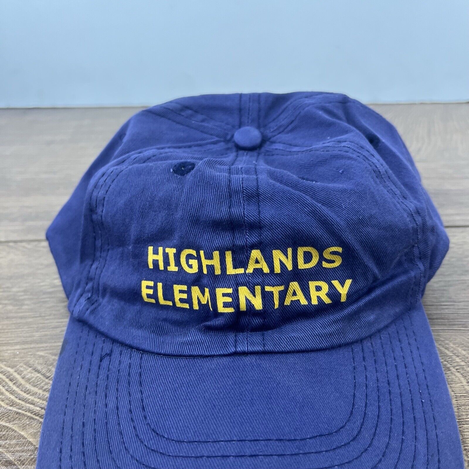 Other Highlands Elementary Snapback Hat Blue Adjustable Hat Blue A Size ONE SIZE - 7 Thumbnail