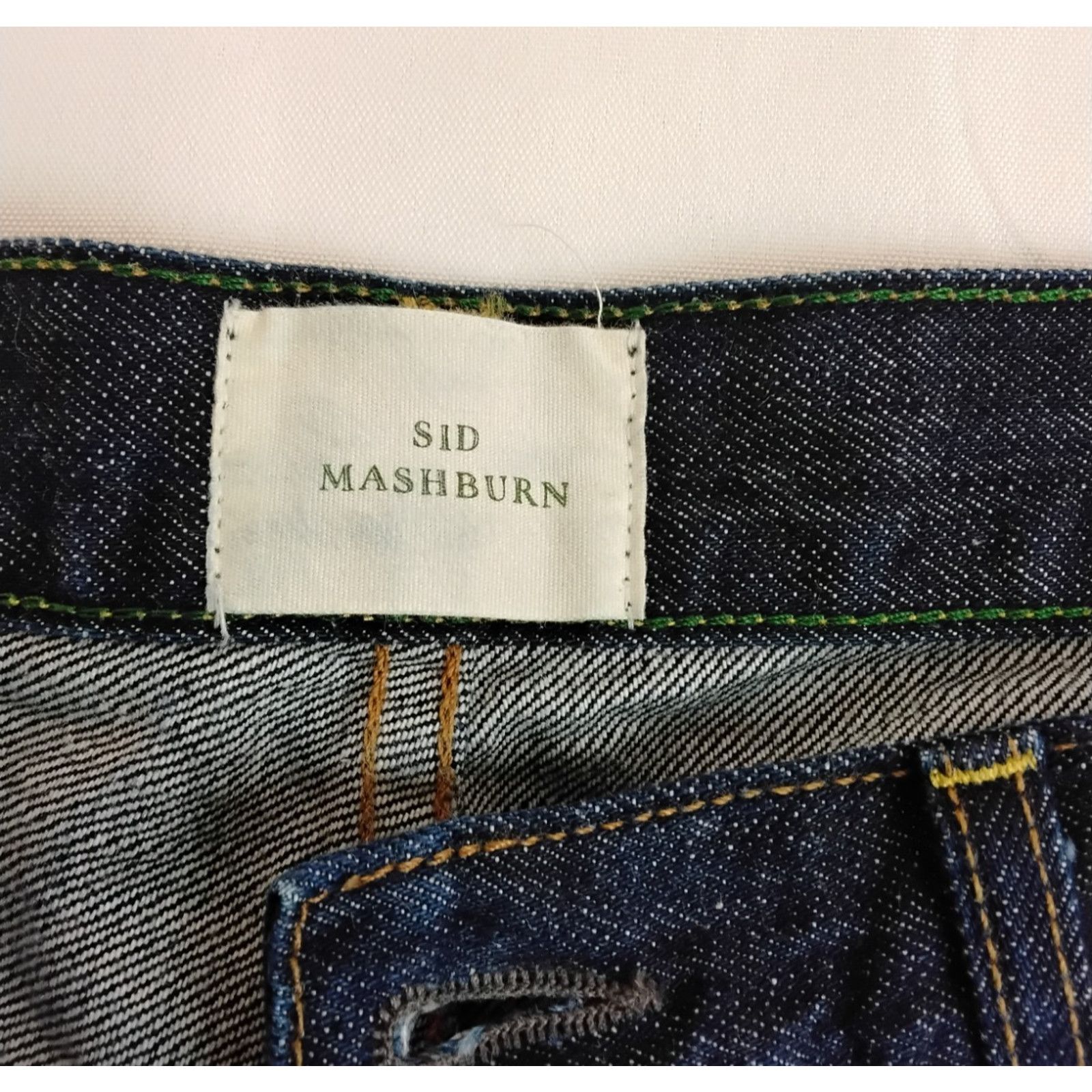 Sid Mashburn Sid Mashburn Men's Jeans Size 35x32 Dark Wash Button Fly USA Size US 35 - 10 Thumbnail
