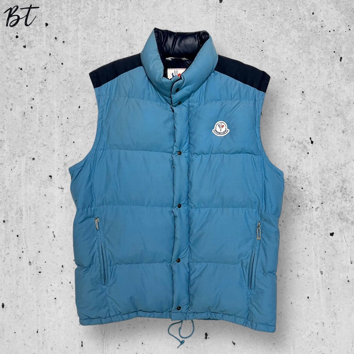 Moncler men's vintage down jacket vest