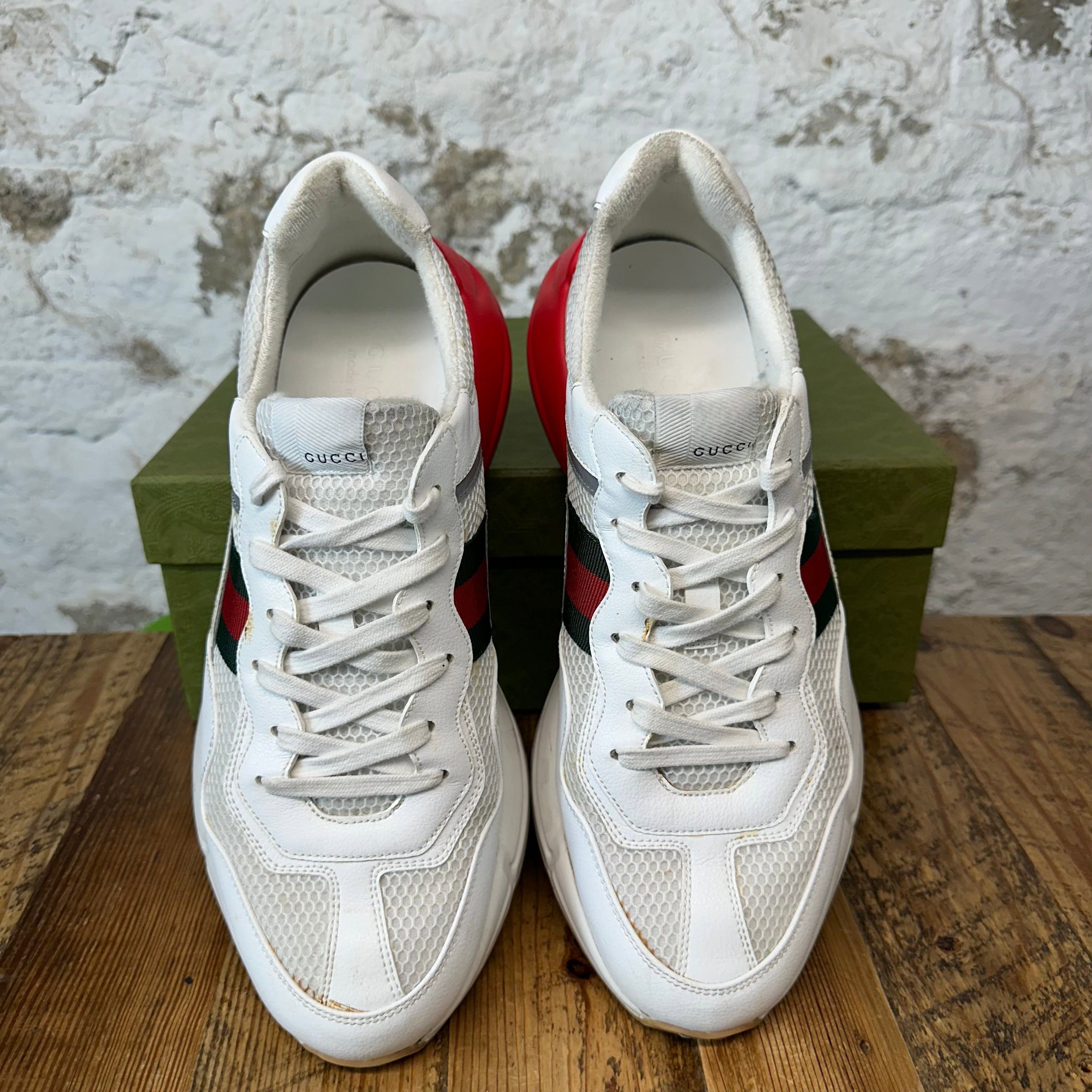 Gucci Gucci Rhyton White Red Green Sneaker Sz 12 Size US 12 / EU 45 - 3 Thumbnail
