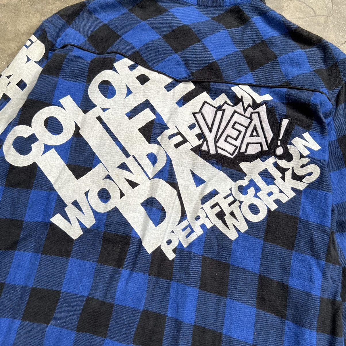 Hysteric Glamour 2000s Sorridere Vkei Style Flannel Shirt Size US M / EU 48-50 / 2 - 10 Thumbnail