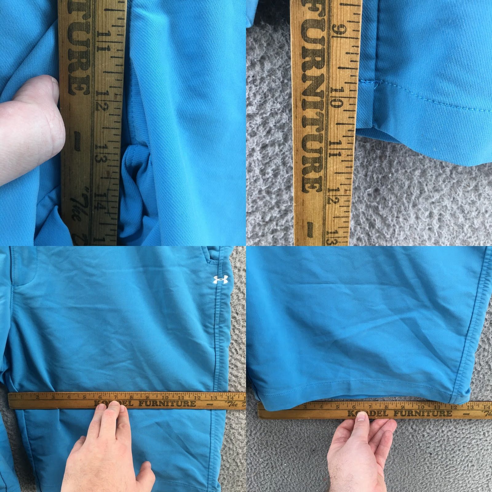Under Armour Under Armour Bermuda Shorts Mens 42 Blue Mid Rise Casual Pockets Shorts Mens Bermuda (42) Blue Size US 42 / EU 58 - 8 Thumbnail