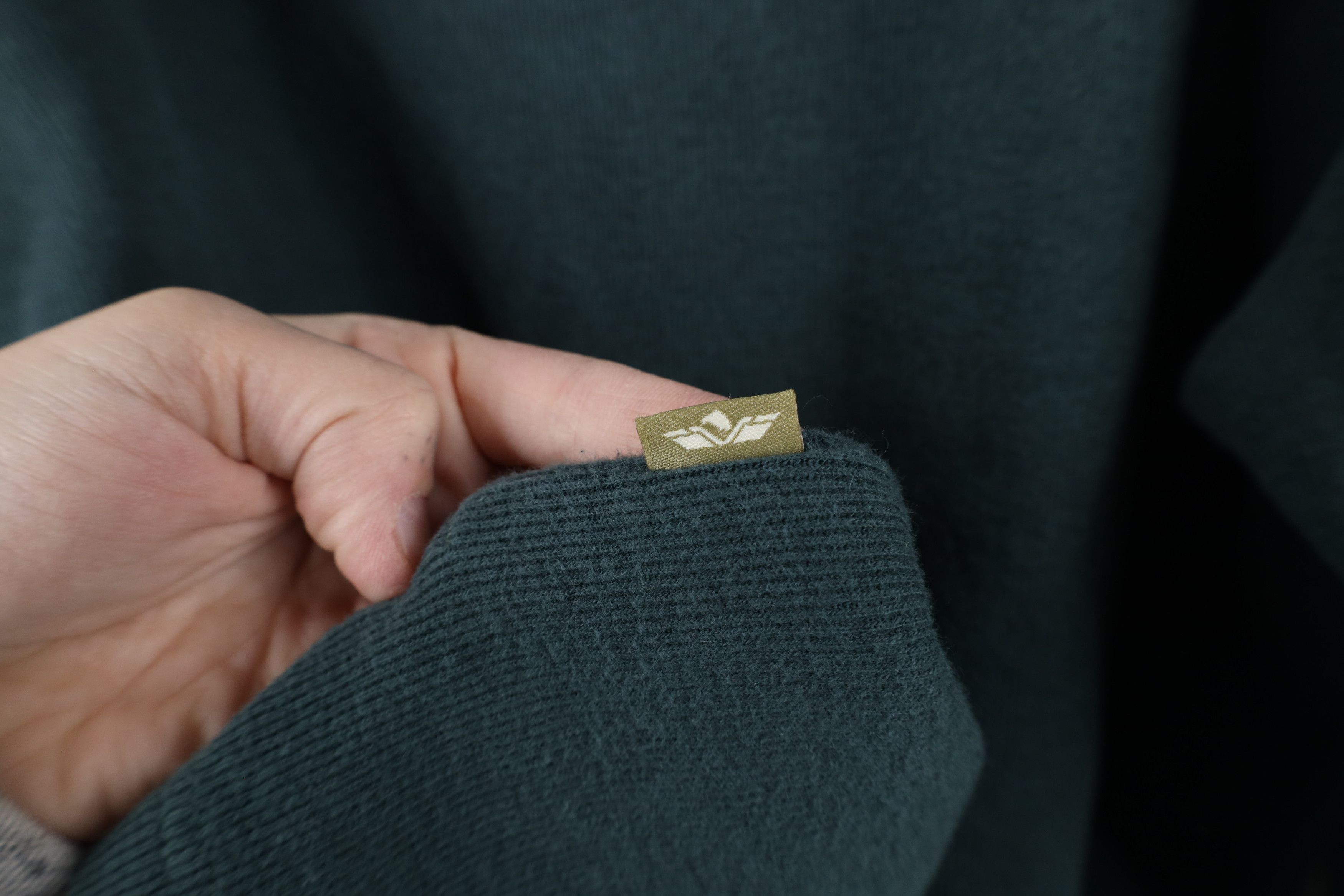 Vintage Vintage 90s Streetwear Ribbed Knit Long Sleeve Polo Green Size US M / EU 48-50 / 2 - 8 Thumbnail