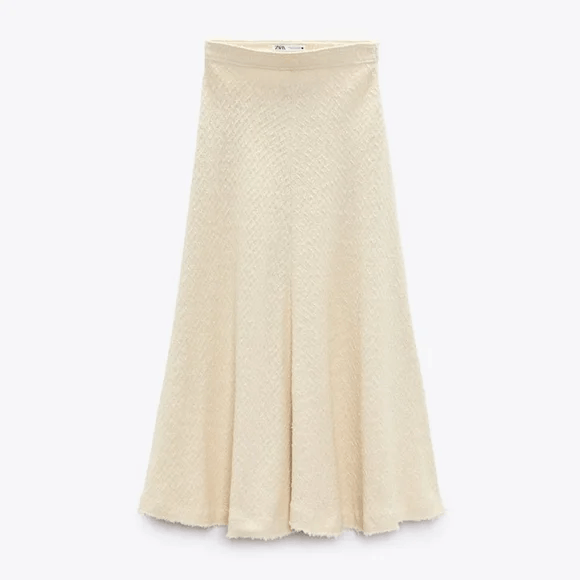 Zara ZARA Set TEXTURED WEAVE BOMBER JACKET & Long Maxi Skirt Size S / US 4 / IT 40 - 6 Thumbnail