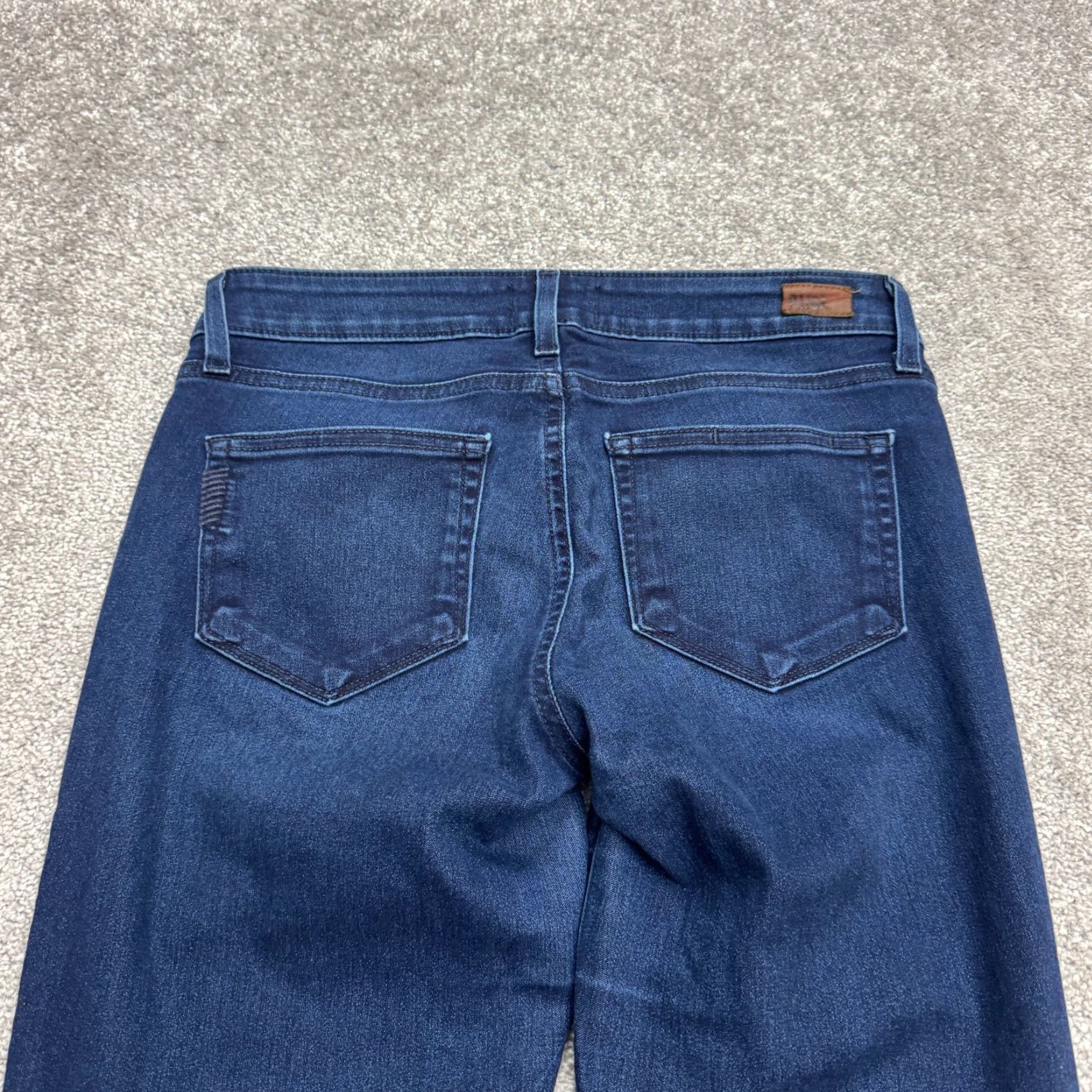 Paige Paige Verdugo Ankle Jeans Womens 28 Denim Blue Dark Wash Mid Rise Slim 5-Pocket Size 28" / US 6 / IT 42 - 4 Thumbnail