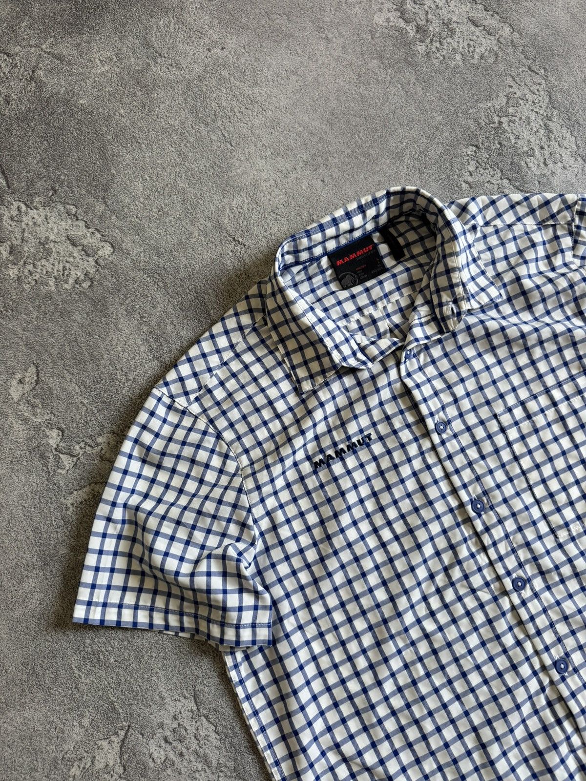 Mammut Mammut L/size Chekered shirt button up short sleeve outdoor Size US L / EU 52-54 / 3 - 2 Thumbnail