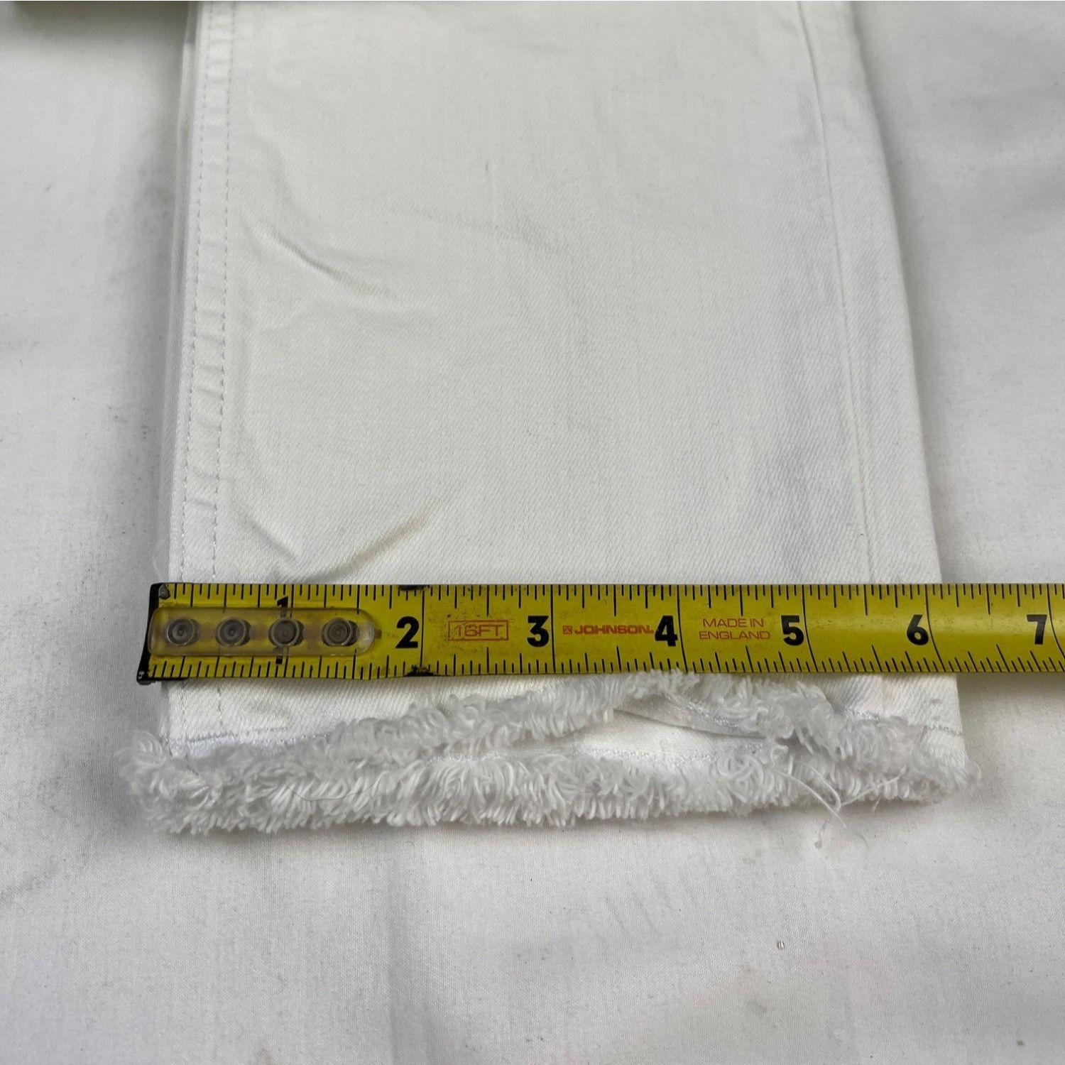 Banana Republic Banana Republic Women's White Pants/Girlfriend Jeans Sz 27/4 Size 27" / US 4 / IT 40 - 8 Thumbnail