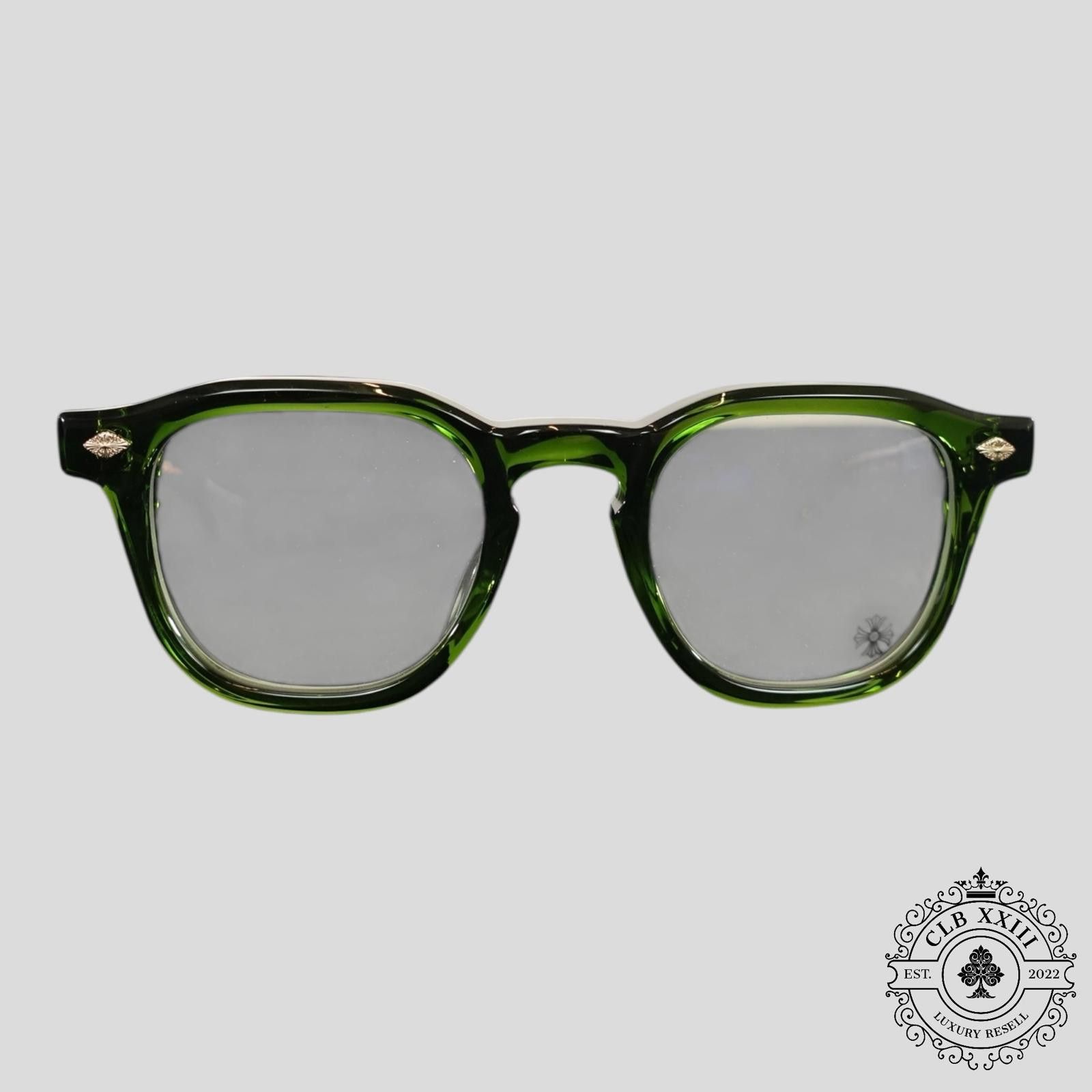 Chrome Hearts Chrome Hearts Chirp Chirp Glasses in Green Size ONE SIZE - 2 Thumbnail