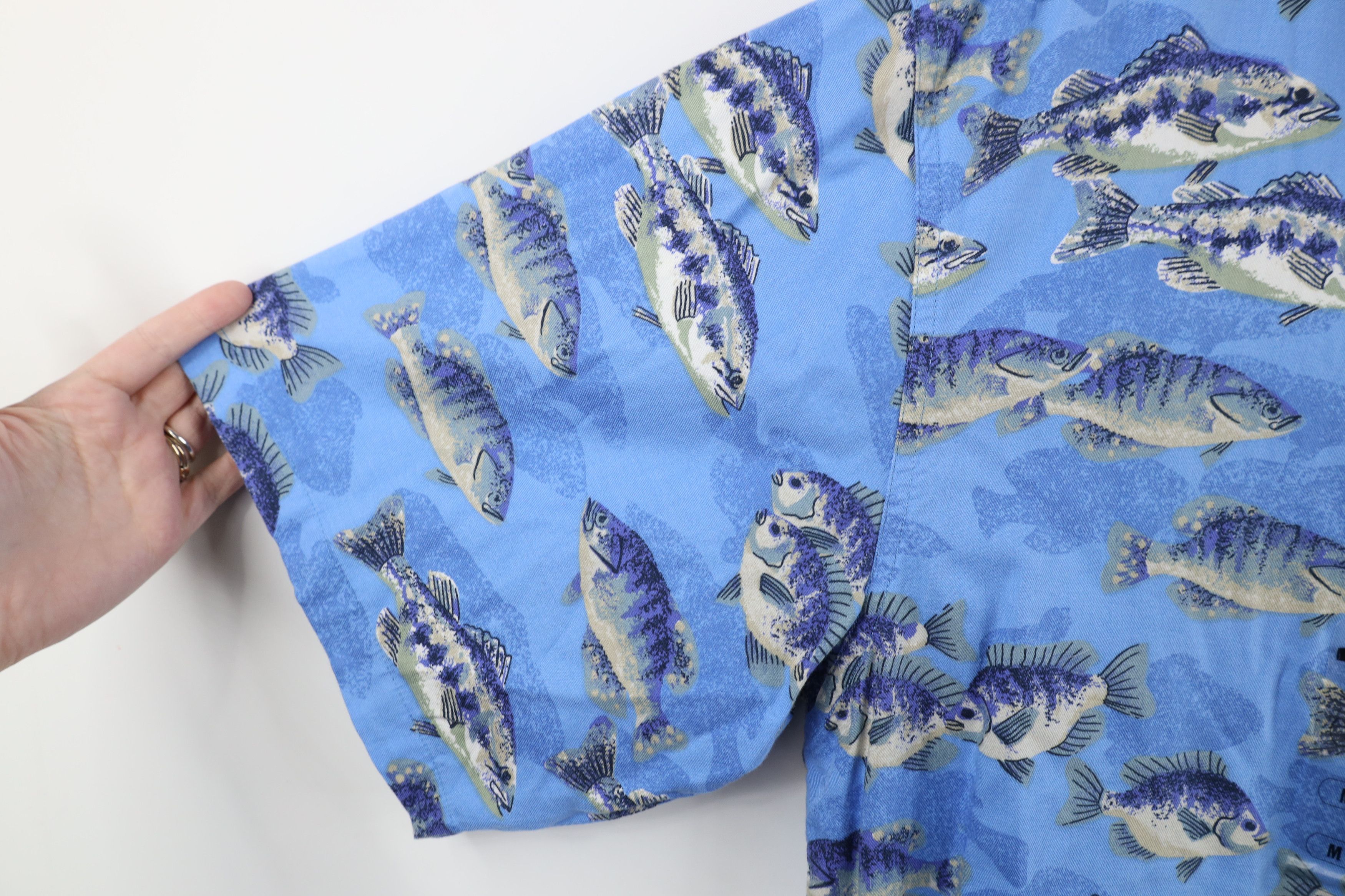 Columbia Deadstock Vintage 90s Columbia All Over Print Button Shirt Size US M / EU 48-50 / 2 - 9 Thumbnail